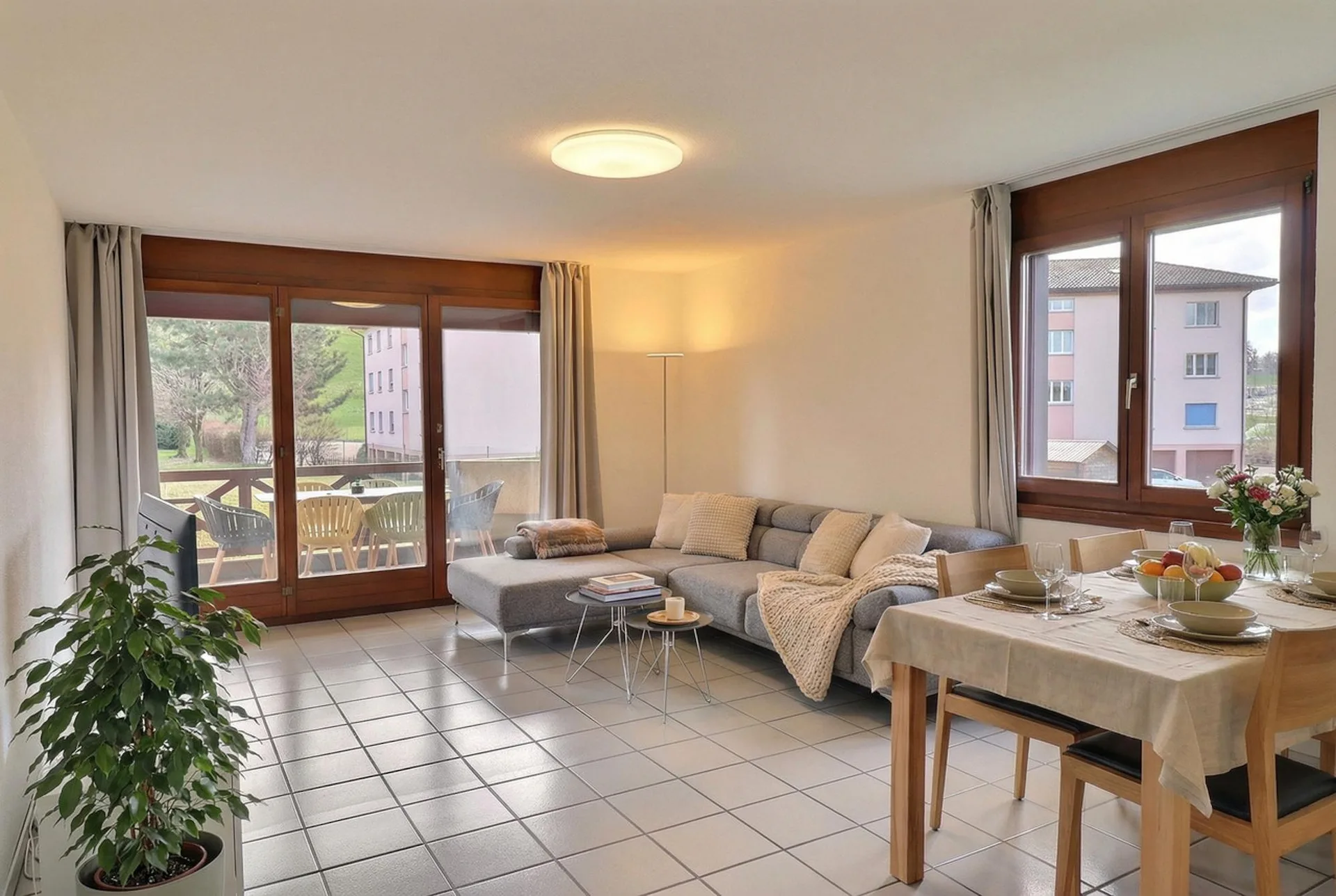 Charmant appartement lumineux de 3,5 pièces avec balcon