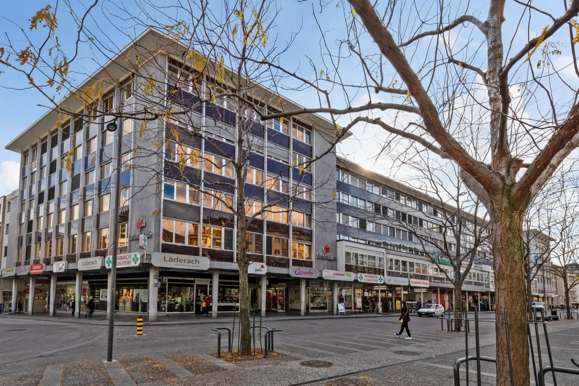 Parkplatz im Stadtzentrum von Sion