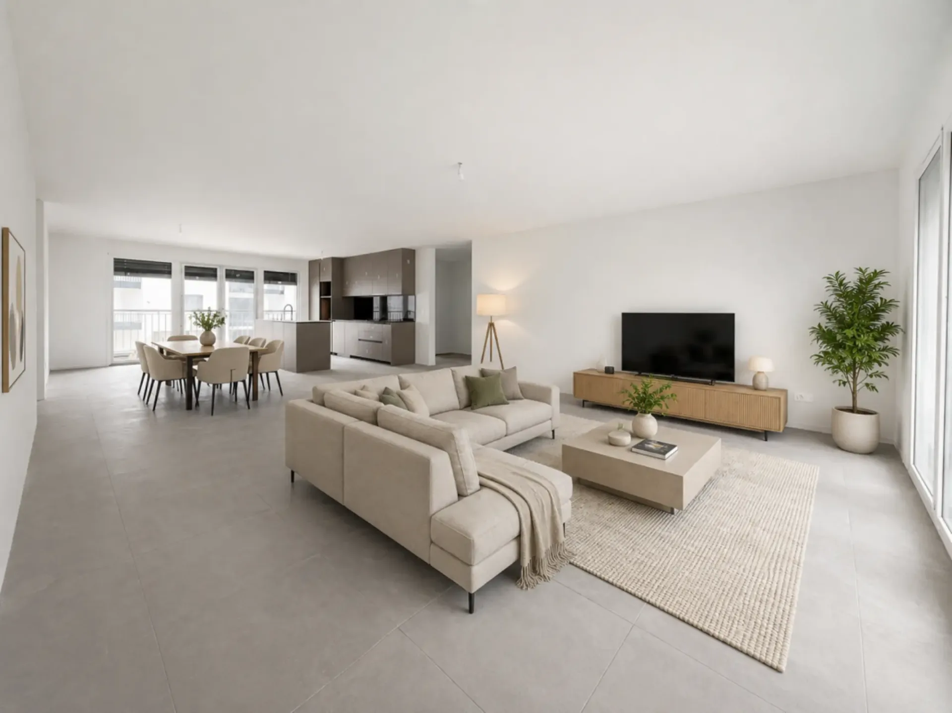 Neue 4,5-Zimmer-Wohnung im Erdgeschoss in Farvagny