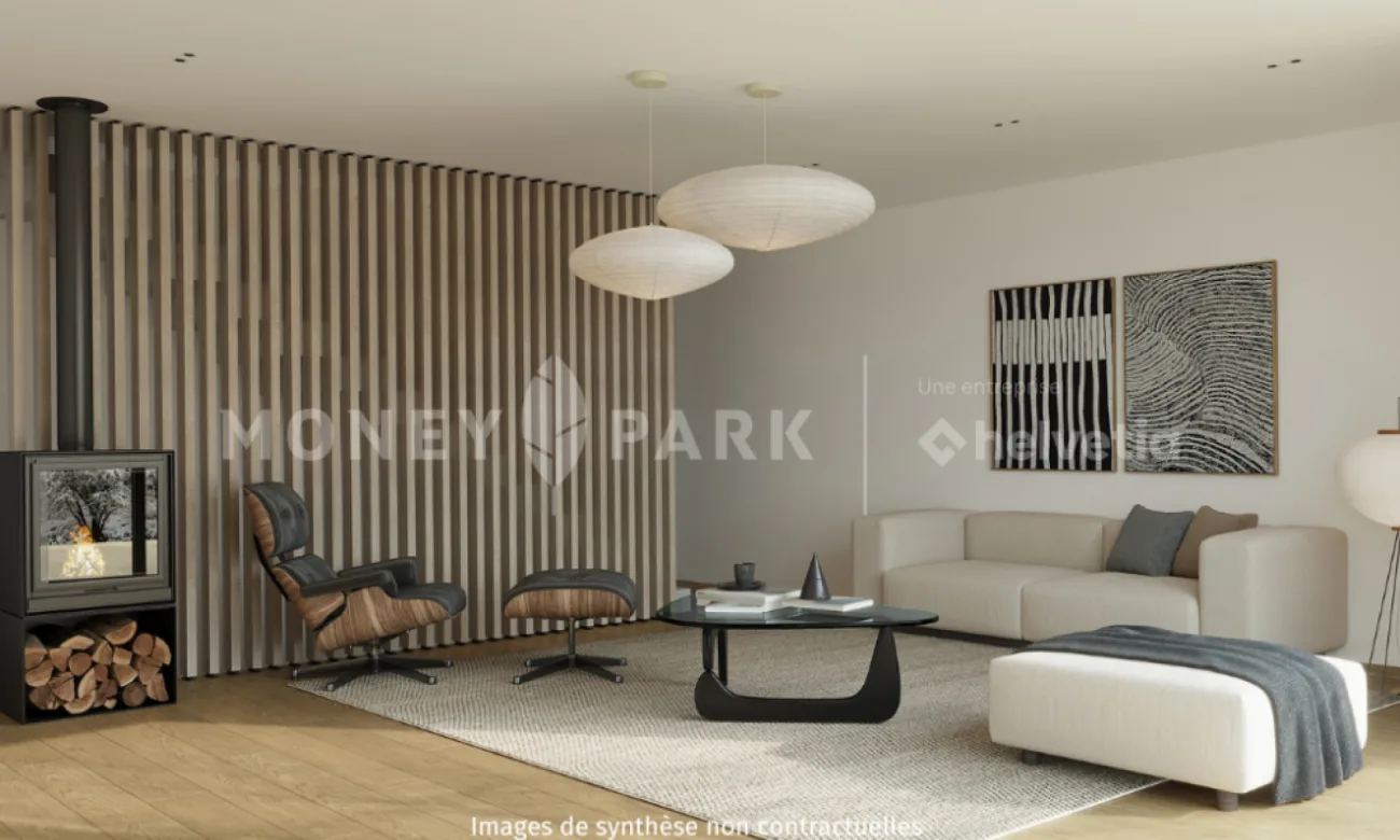 Contemporäre Neuvillen mit privaten Gärten | 13 Minuten mit dem Auto von Châtel-Saint-Denis entfernt | Villa E - 4,5 Zimmer