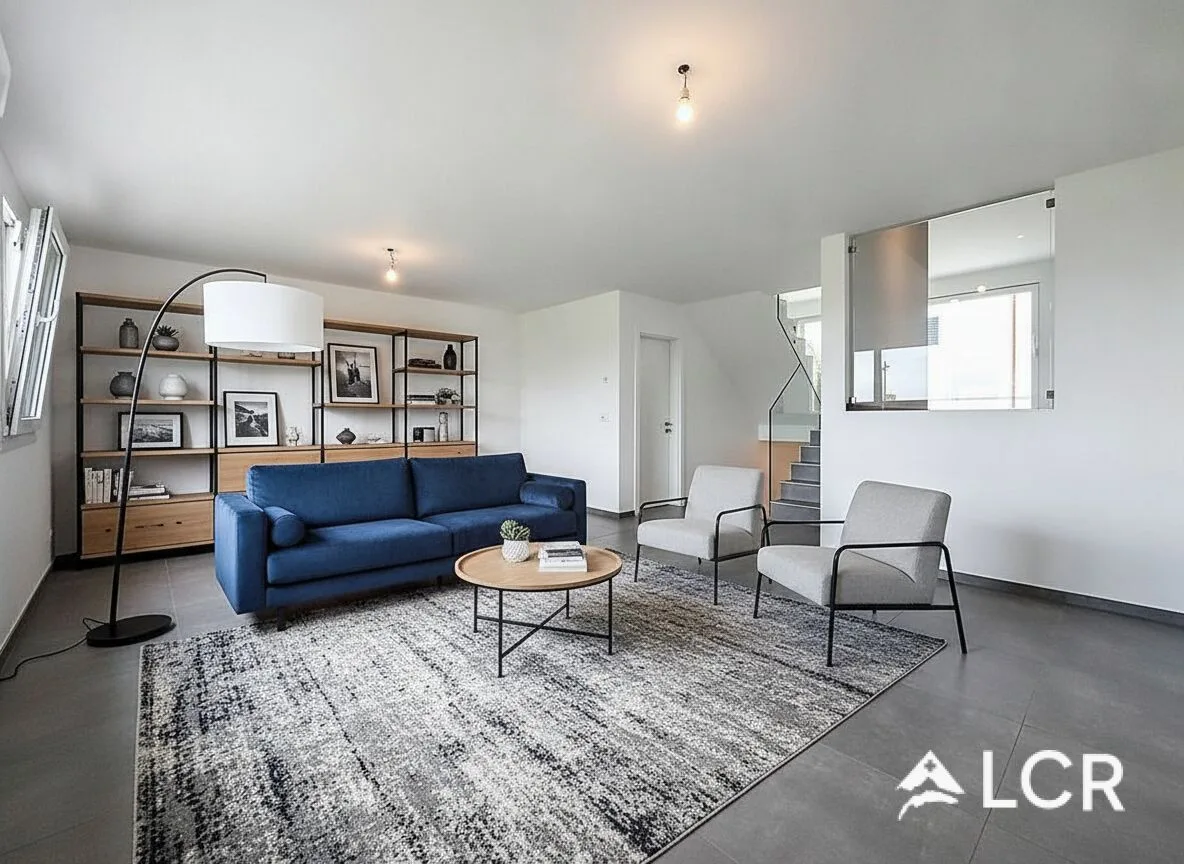 Prächtige 5.5-Zimmer-Wohnung / 4 Schlafzimmer / 2 Badezimmer / 1 Balkon / 1 Garten / 2 Parkplätze