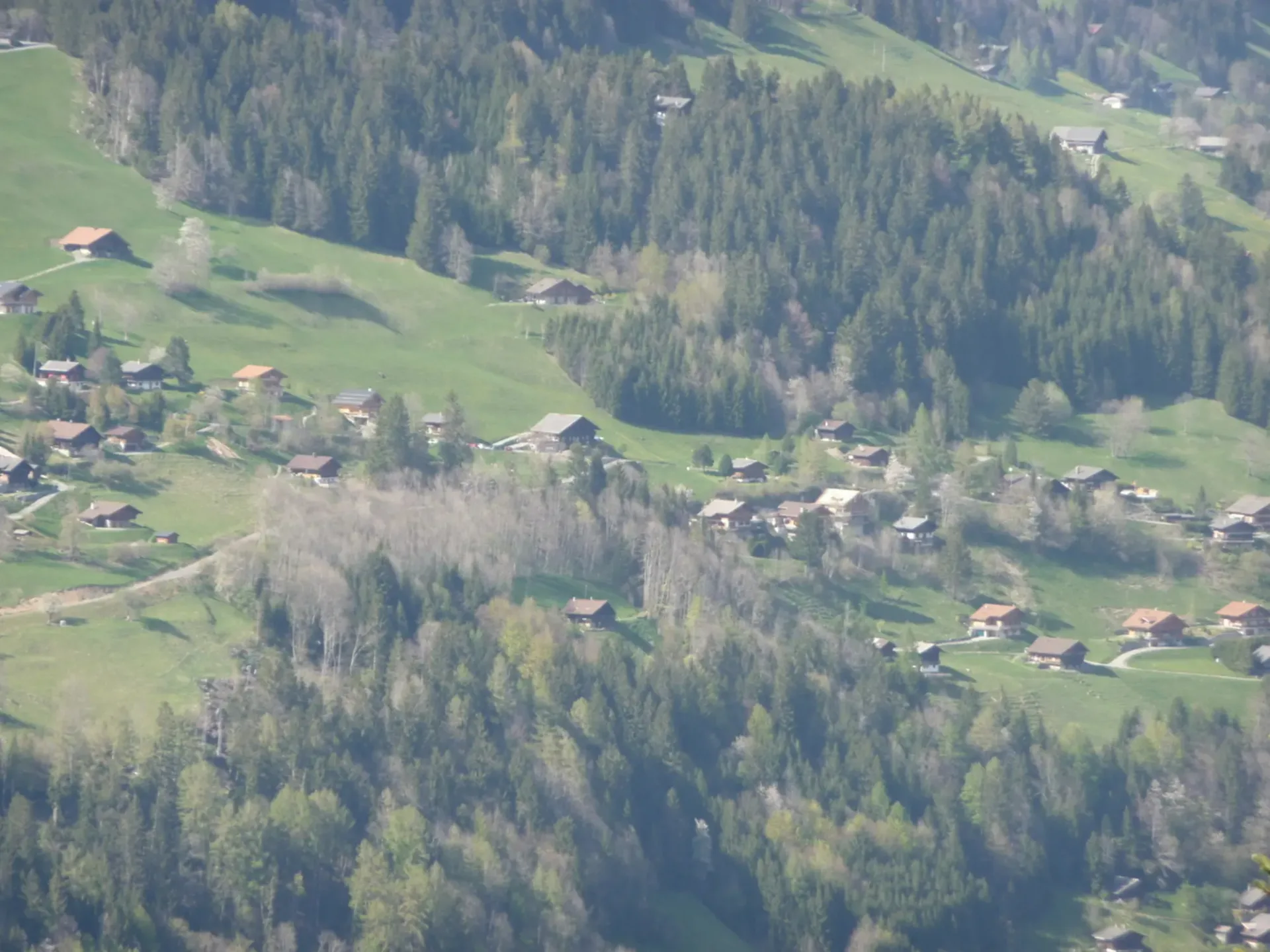 Schönes Grundstück von 903 m2 zum Bau über dem Dorf Champéry