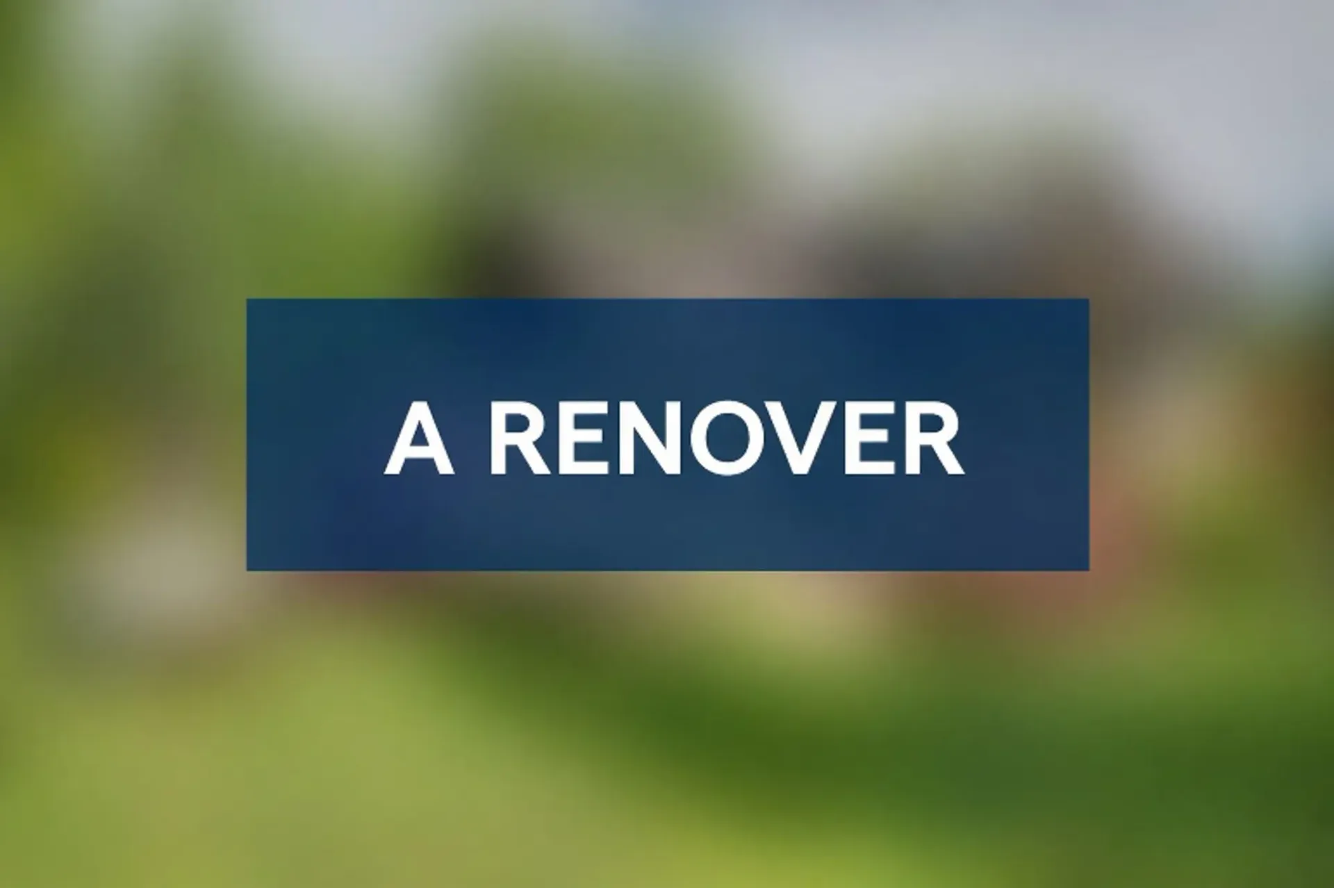 Maison à rénover