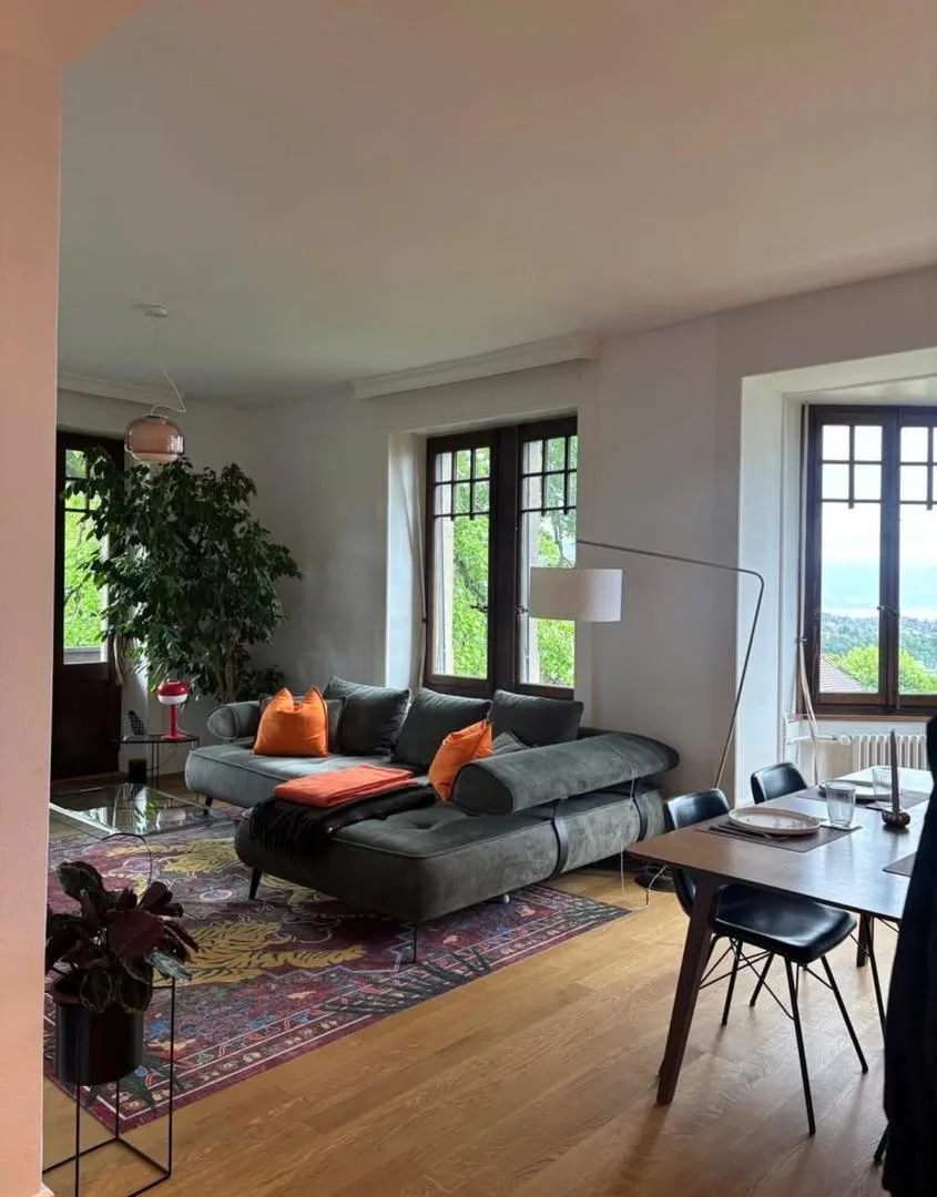 Wohnung 3.5 Zimmer in Corseaux mit Panoramablick auf den Genfersee