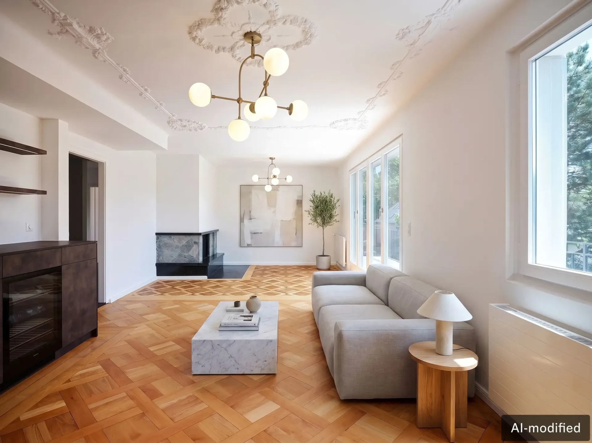Stadtlage mit Charakter - stilvoll neu ausgebaute Maisonette mit Pilat