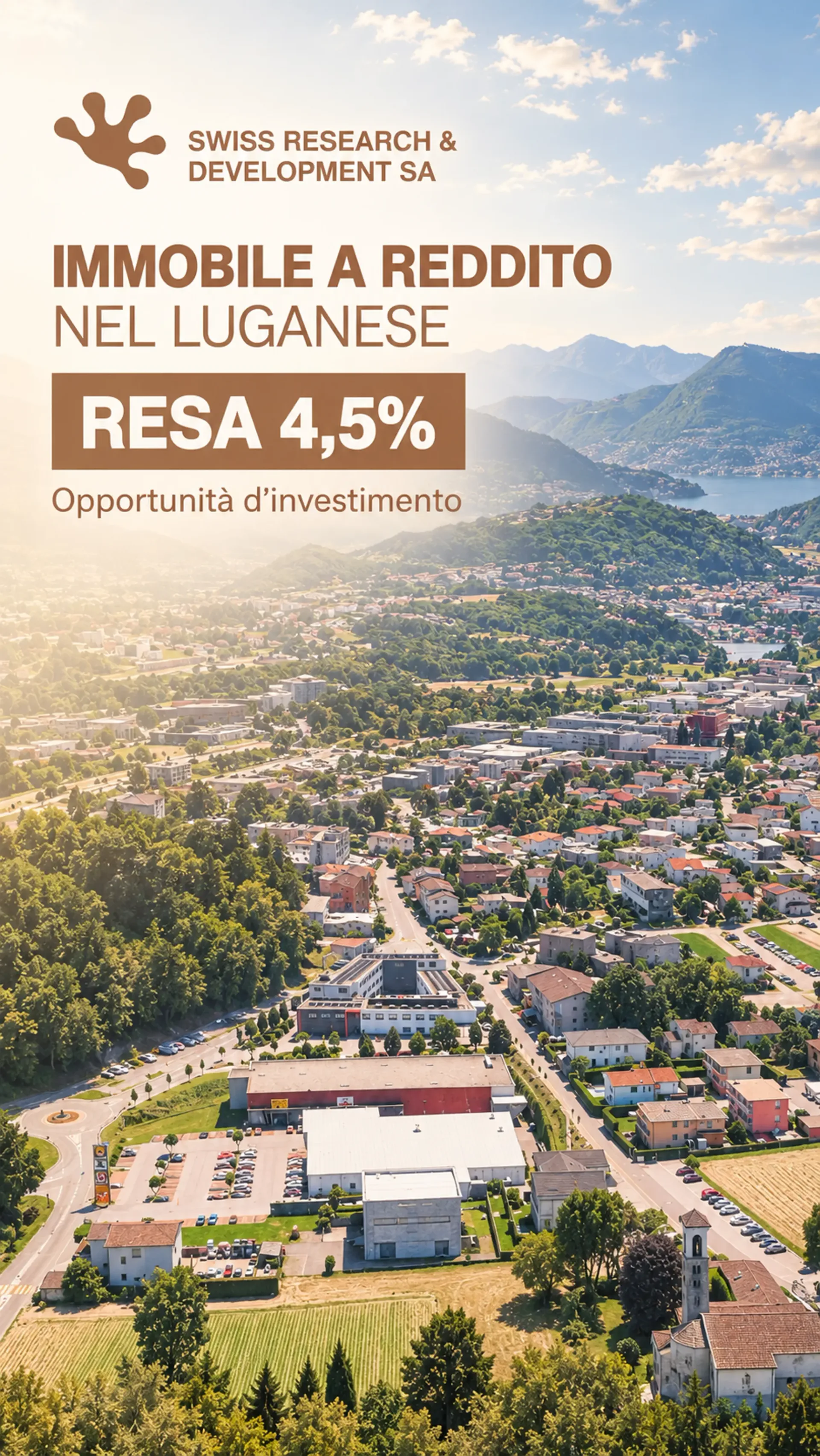 OFF MARKET-LUGANESE | ASSET MISTO A REDDITO | 16 POSTI AUTO | RESA NETTA 4,5%