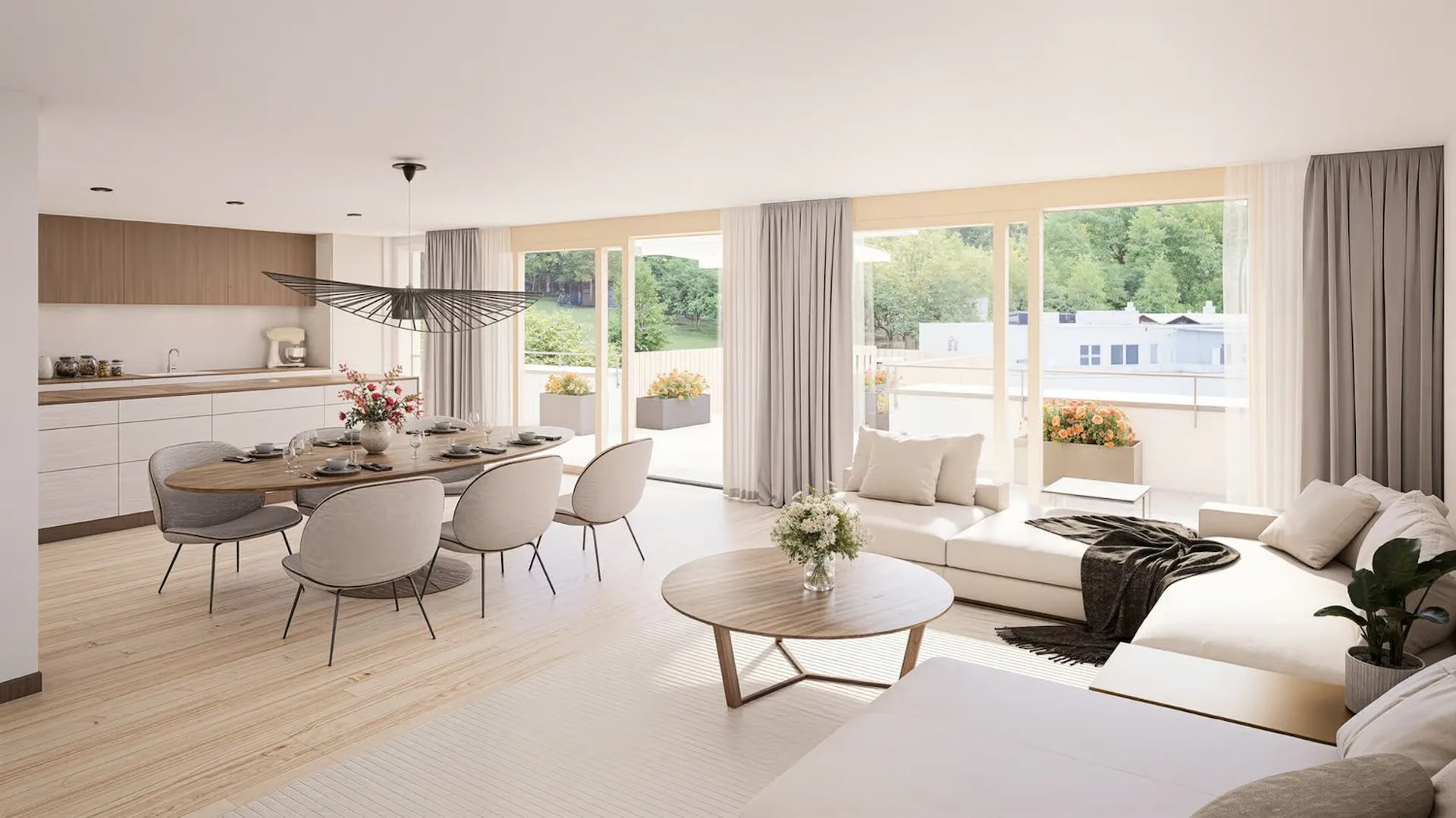 Grosszügige 5.5-Zimmer-Attikawohnung mit Blick aufs Seeland