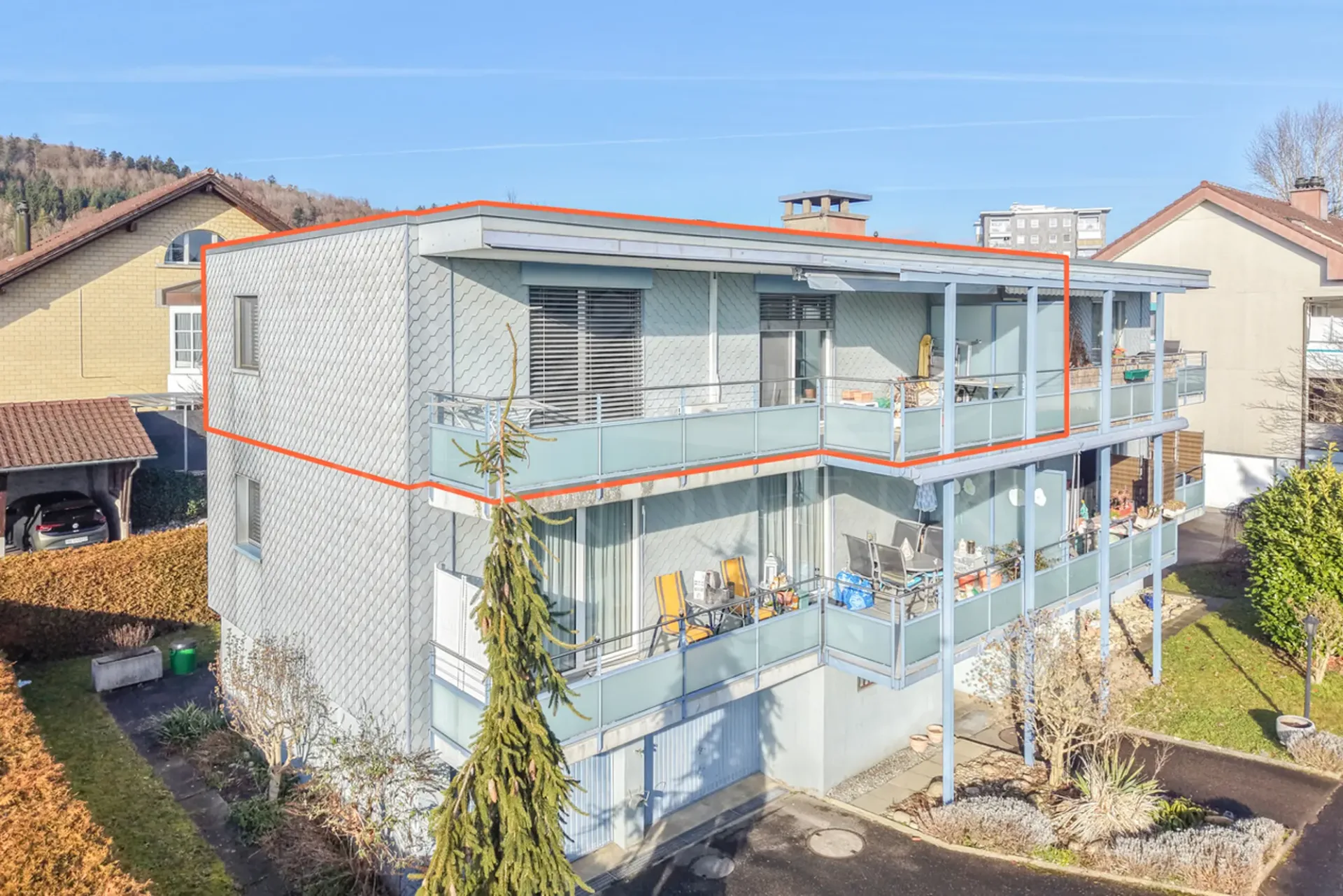Charmante 3-Zimmerwohnung nahe Dorfzentrum in Worben