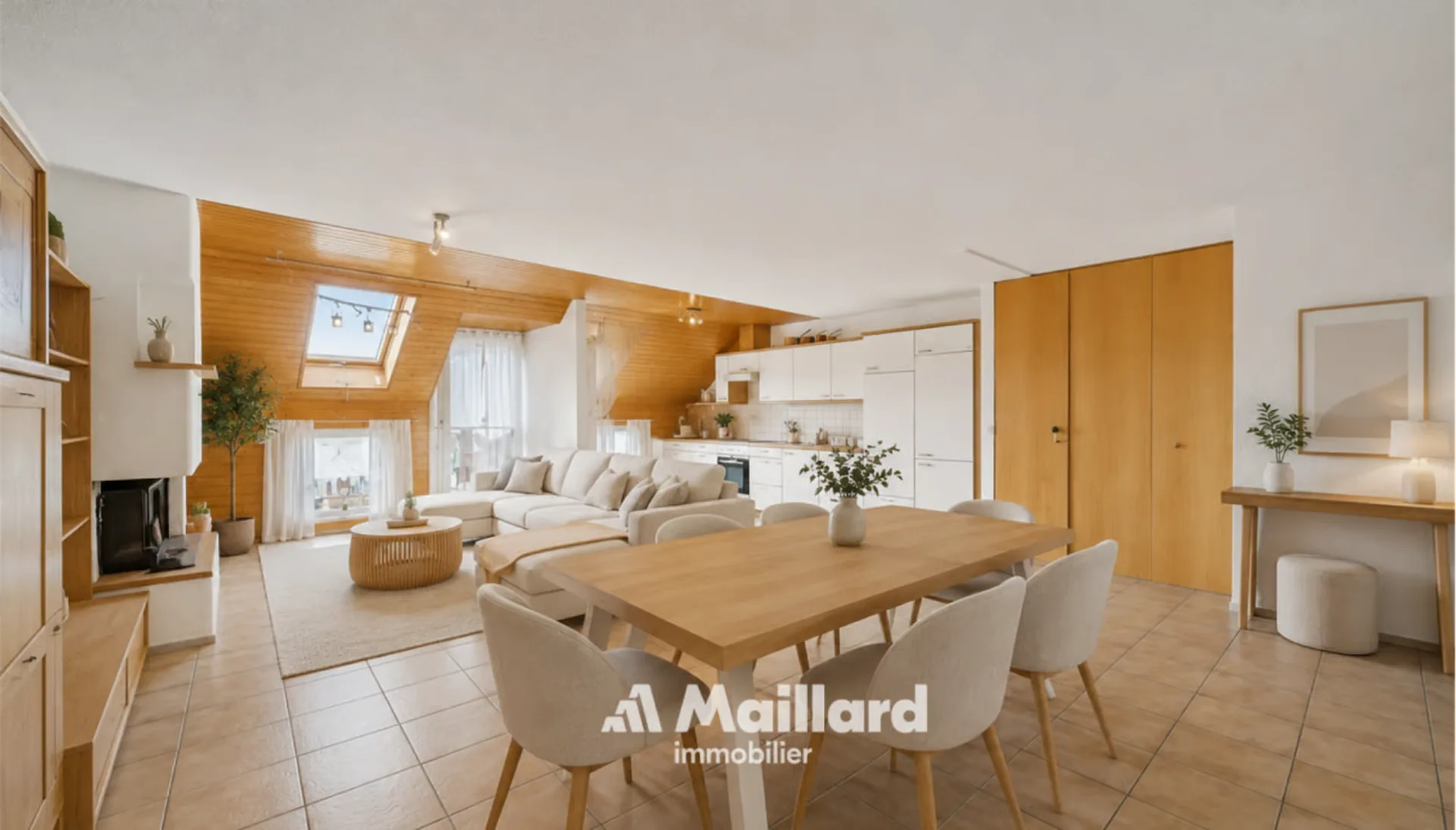Magnifique attique duplex de 170 m² aux volumes exceptionnels