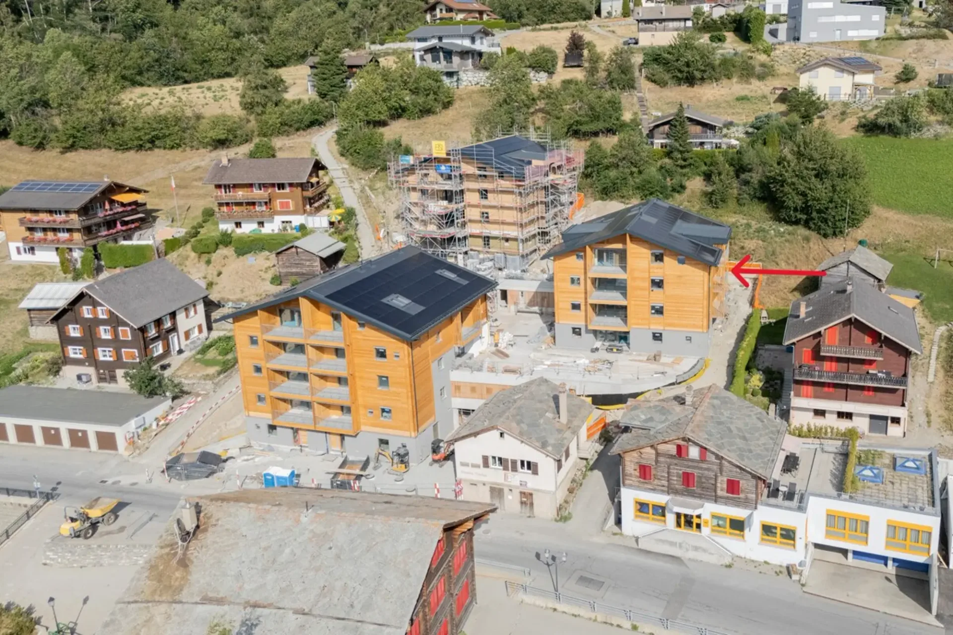 4.5-Zimmer-Dachgeschosswohnung (Zweitwohnung) im Neubau Hasol in Bürch