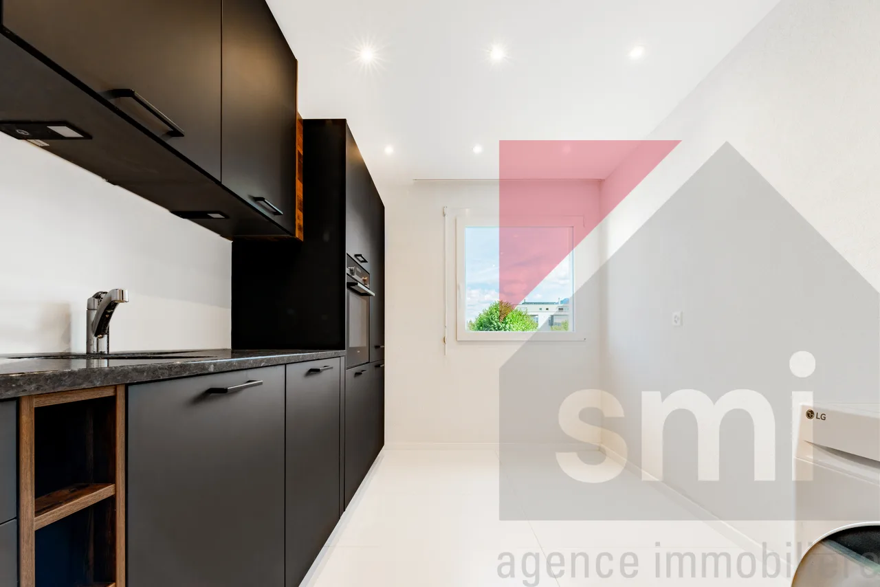 Elegant 3.5-room renovated apartment, two steps from the center of Bulle