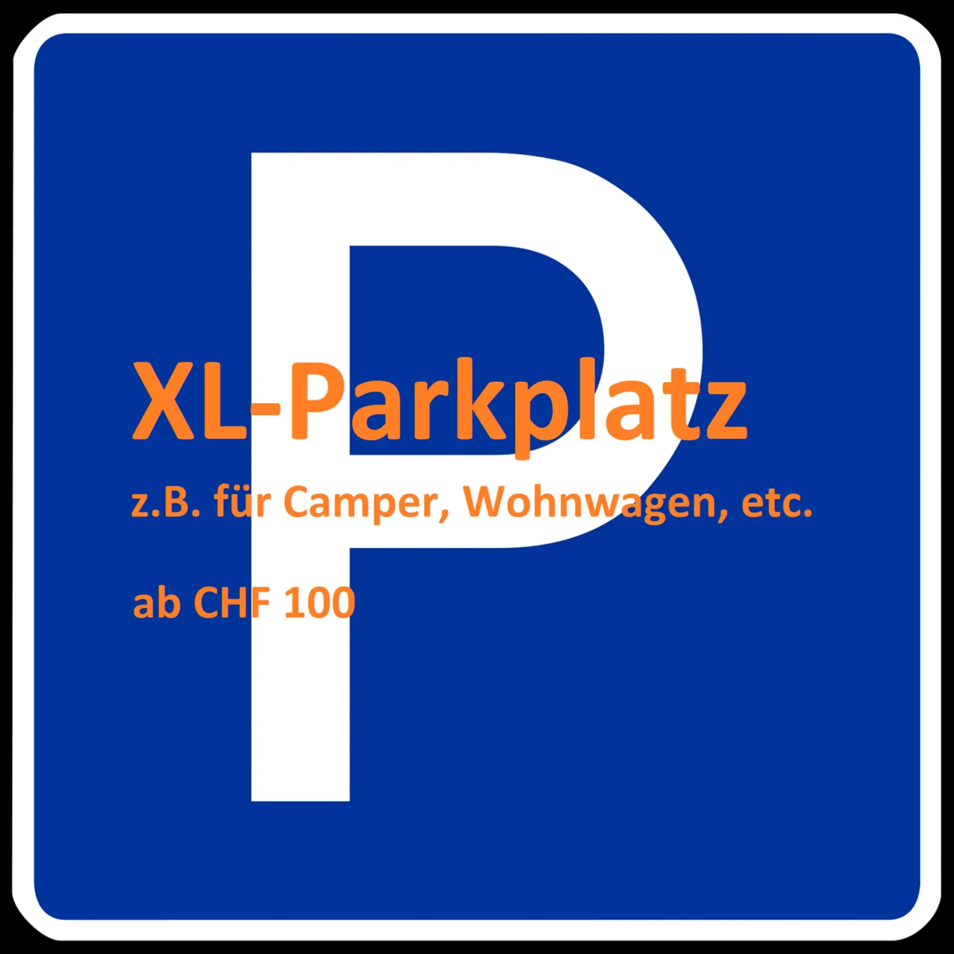 Grosszügige Abstellplätze für Fahrzeuge z.B. Wohnmobile/Camper/Autos/Anhänger/etc.