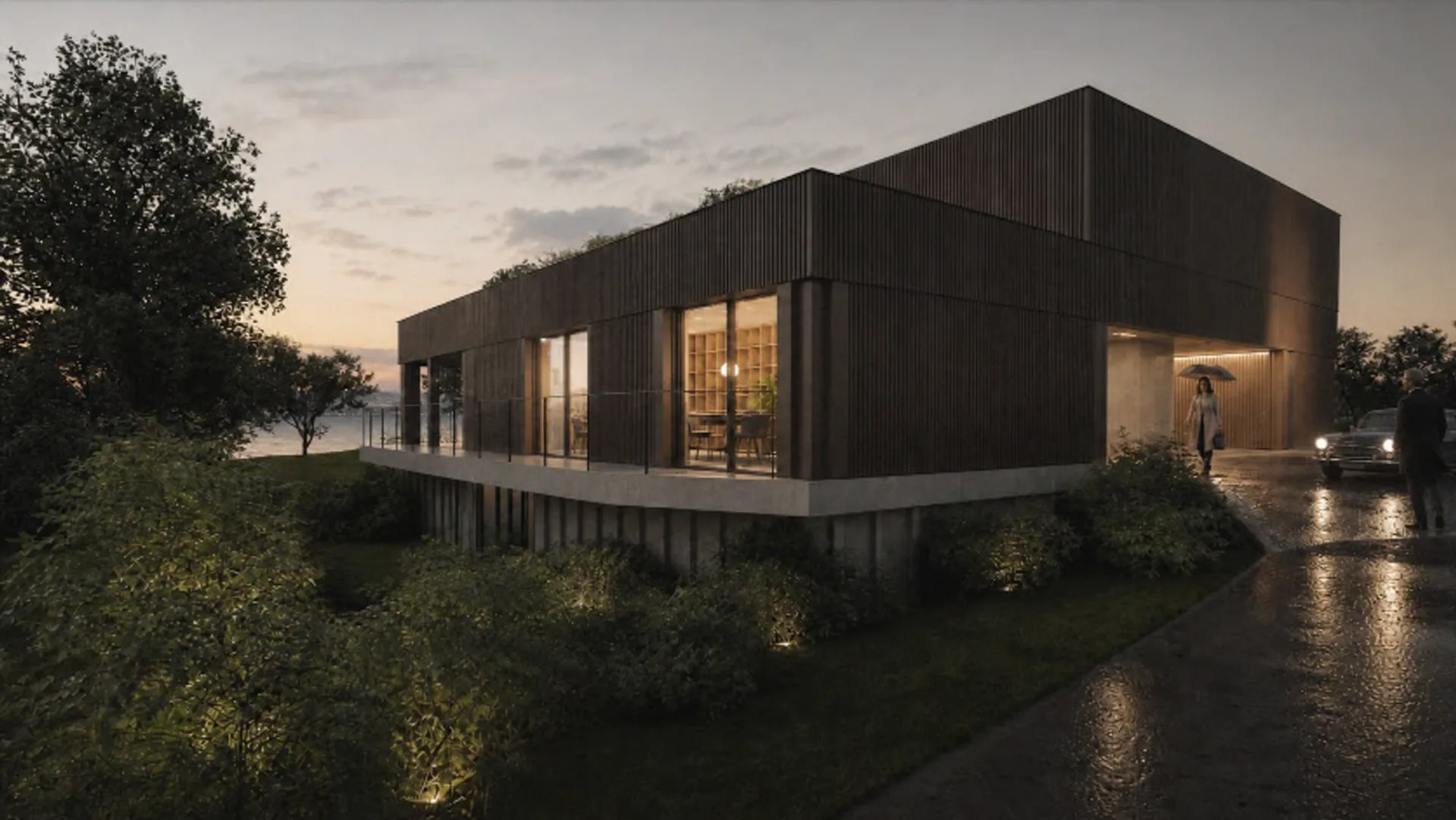 Elegante moderne Villa mit Panoramablick in einem bevorzugten Viertel - N