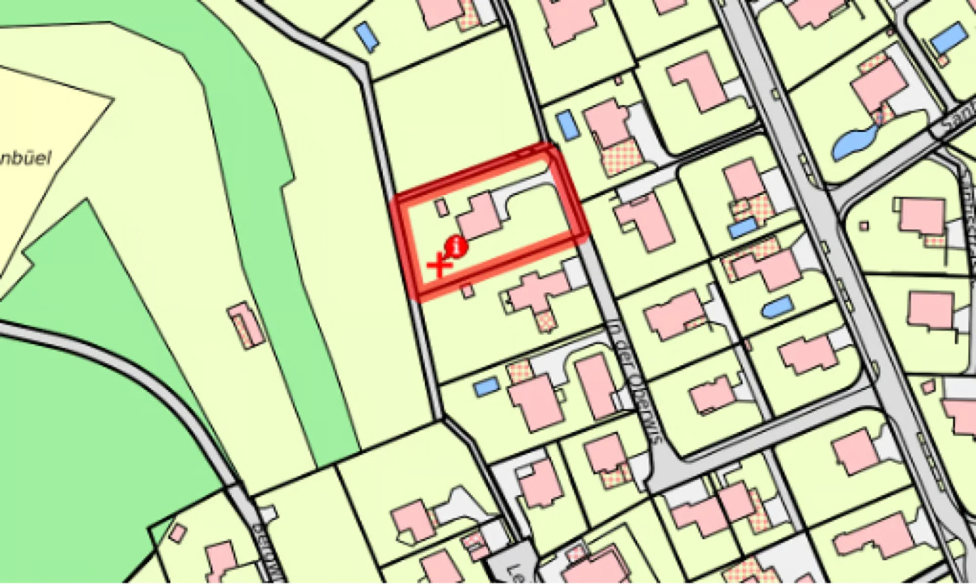 Grundstück mit 1'442m2 mit bestehendem EFH aus dem Jahr 1980
