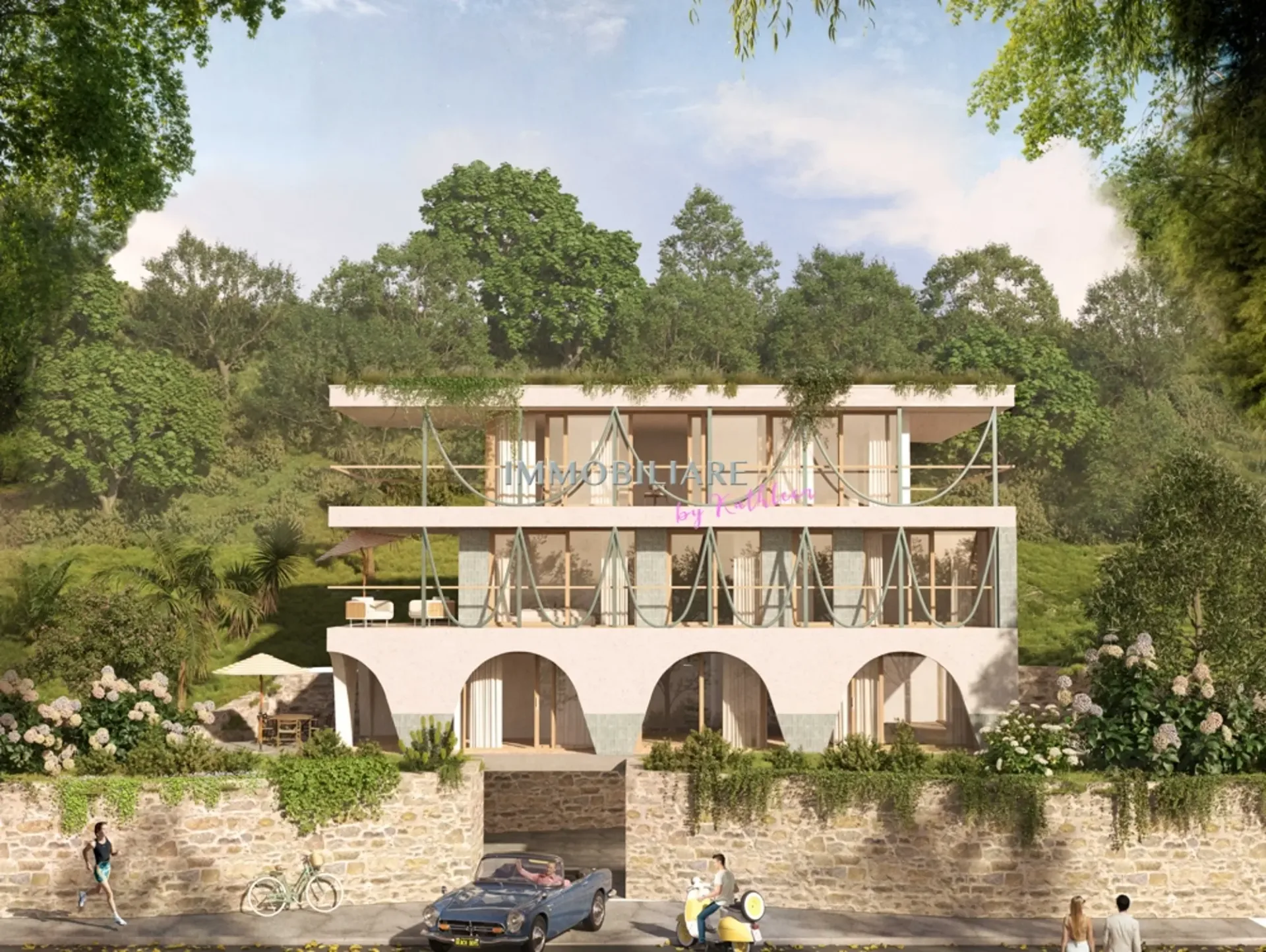 Terreno edificabile per 1 villa o 2 case unifamigliare oppure 4 appart