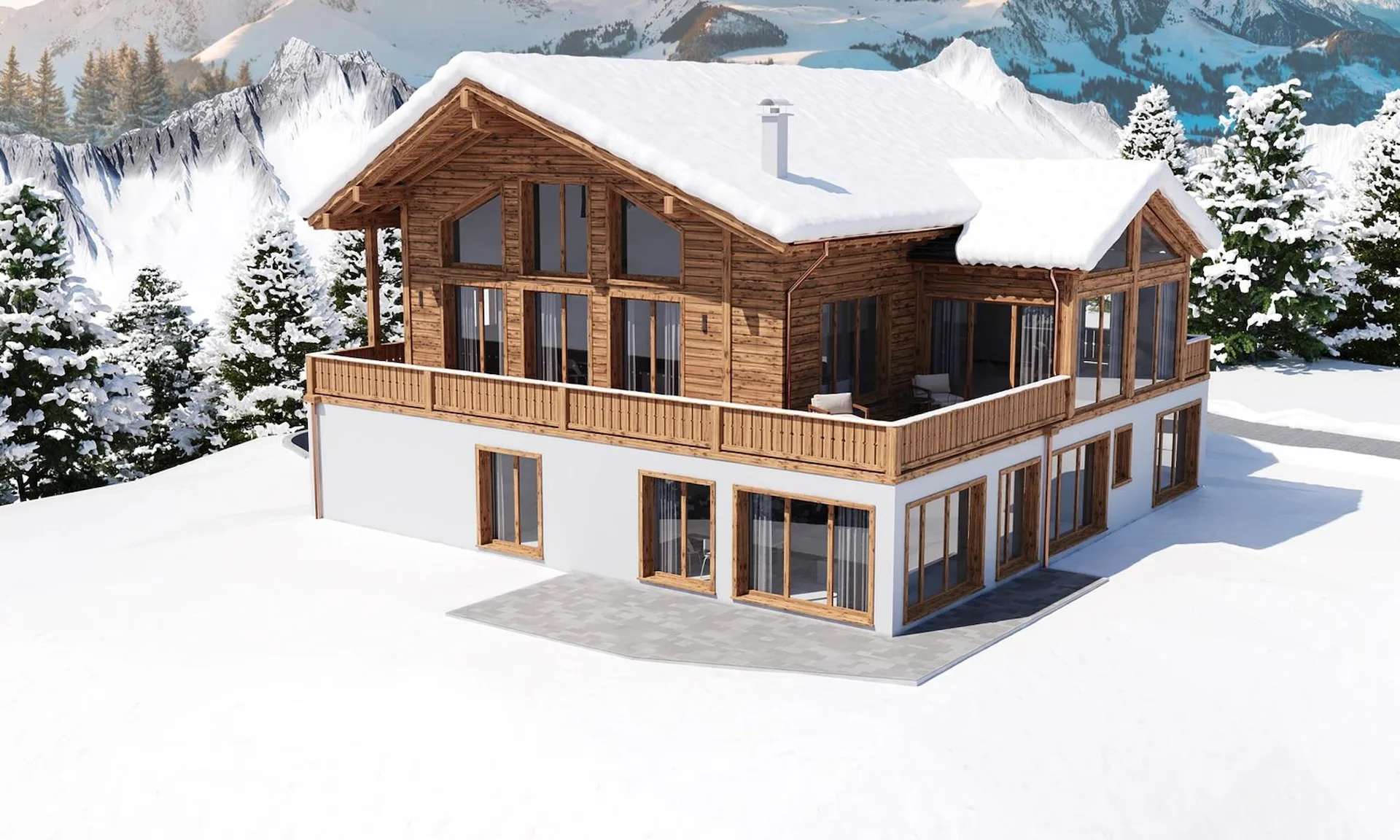 Appartement exclusif 4.5 pièces en mansarde à Parpan avec vue sur les montagnes
