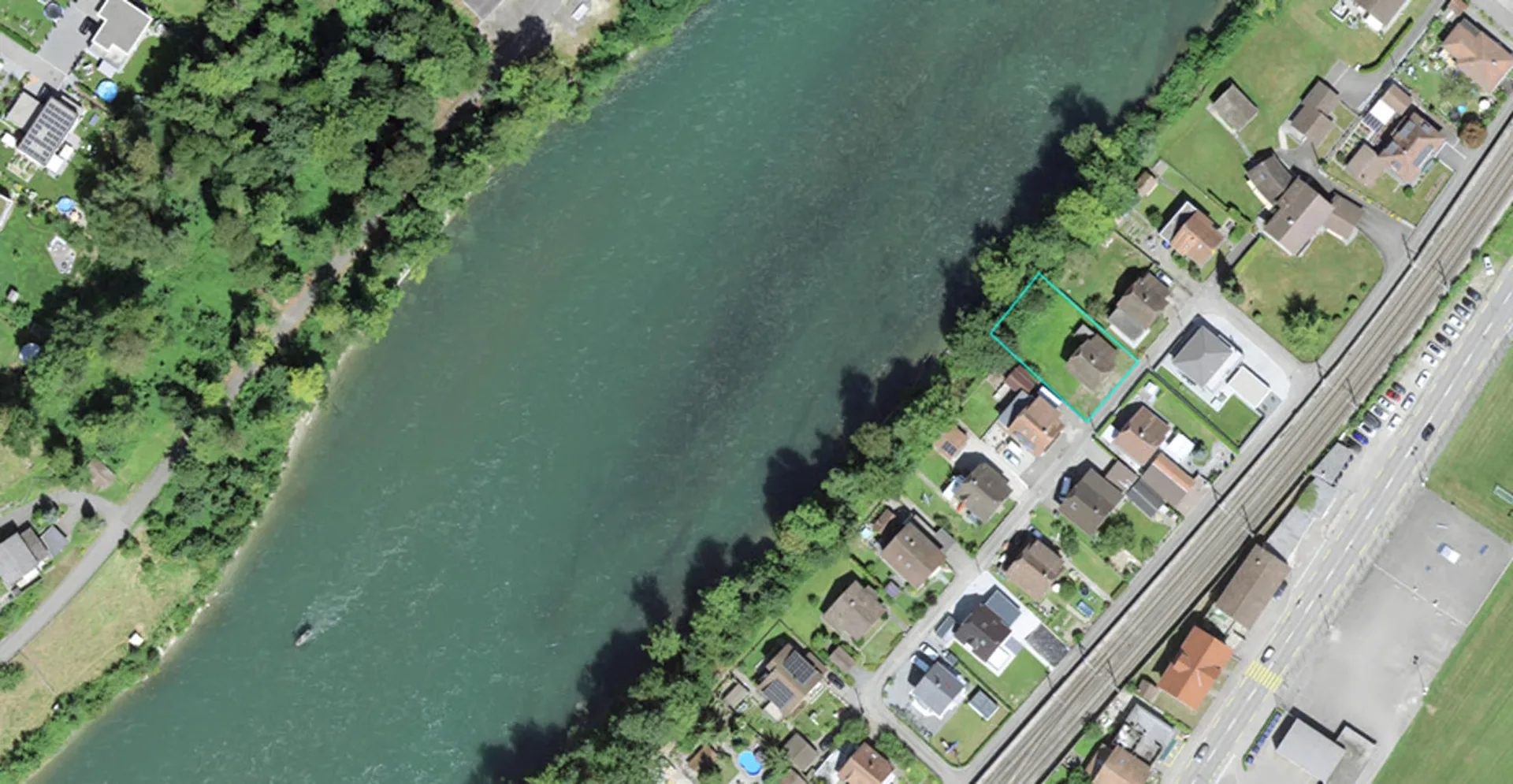 Wohnen am Wasser - Baulandgrundstück an idyllischer Lage direkt an der Aare