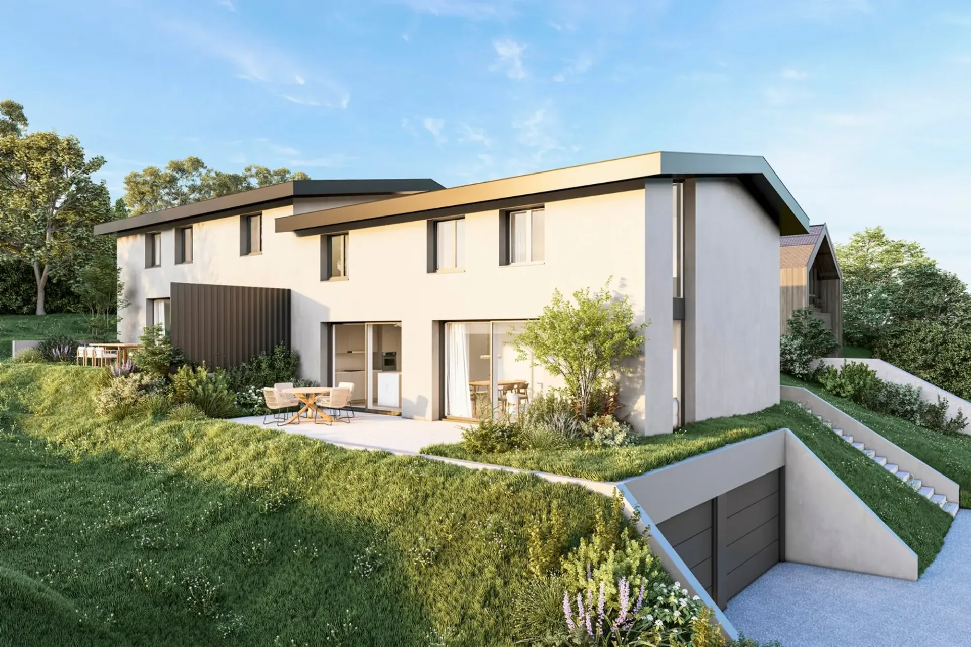 Moderne Reihenhaus mit 4.5 Zimmern in Delémont – Verfügbar 2027