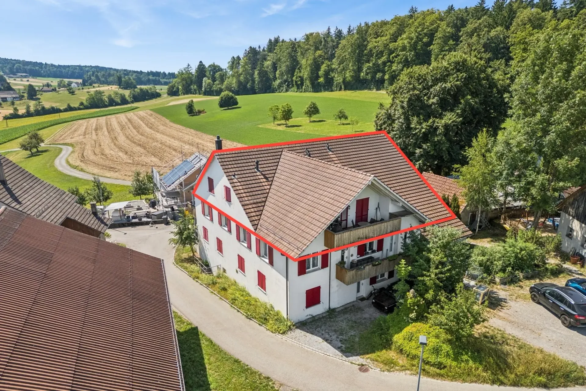 Naherholungsgebiet direkt vor der Haustüre - Grosse Dachwohnung umg...