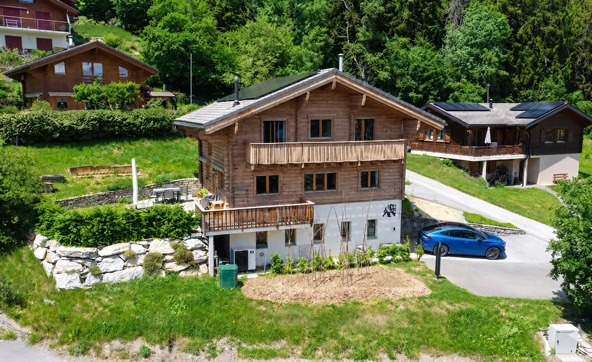 Arbaz, Chalet mit 5,5 Zimmern und 175 m2 mit Garage und Parkplätzen