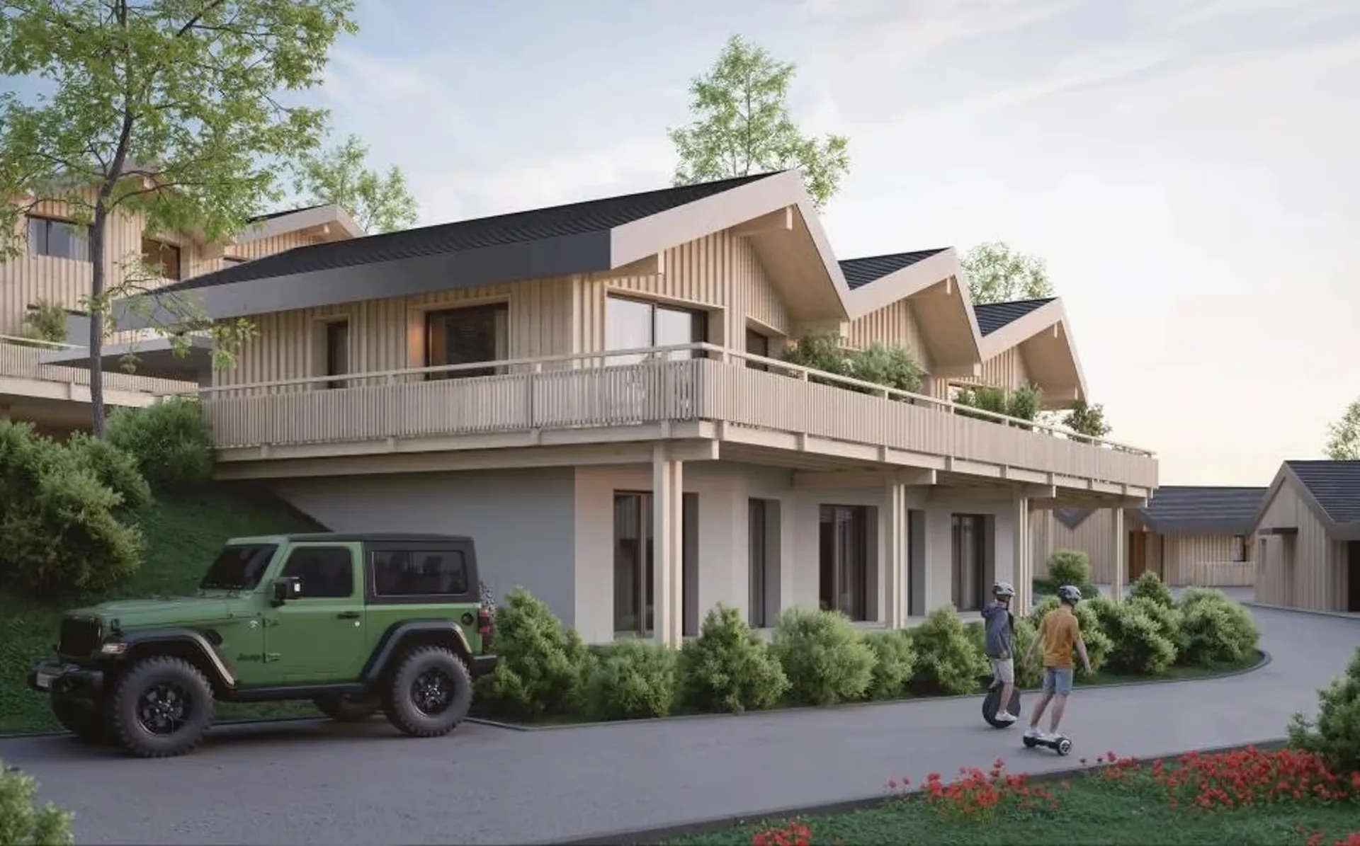 Chalets im modernen Stil in Mollens Promotion Les Martelles
