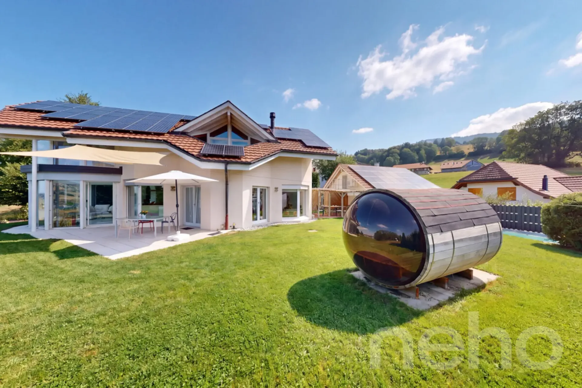 Villa d'eccezione con vista mozzafiato sul lago di Gruyère