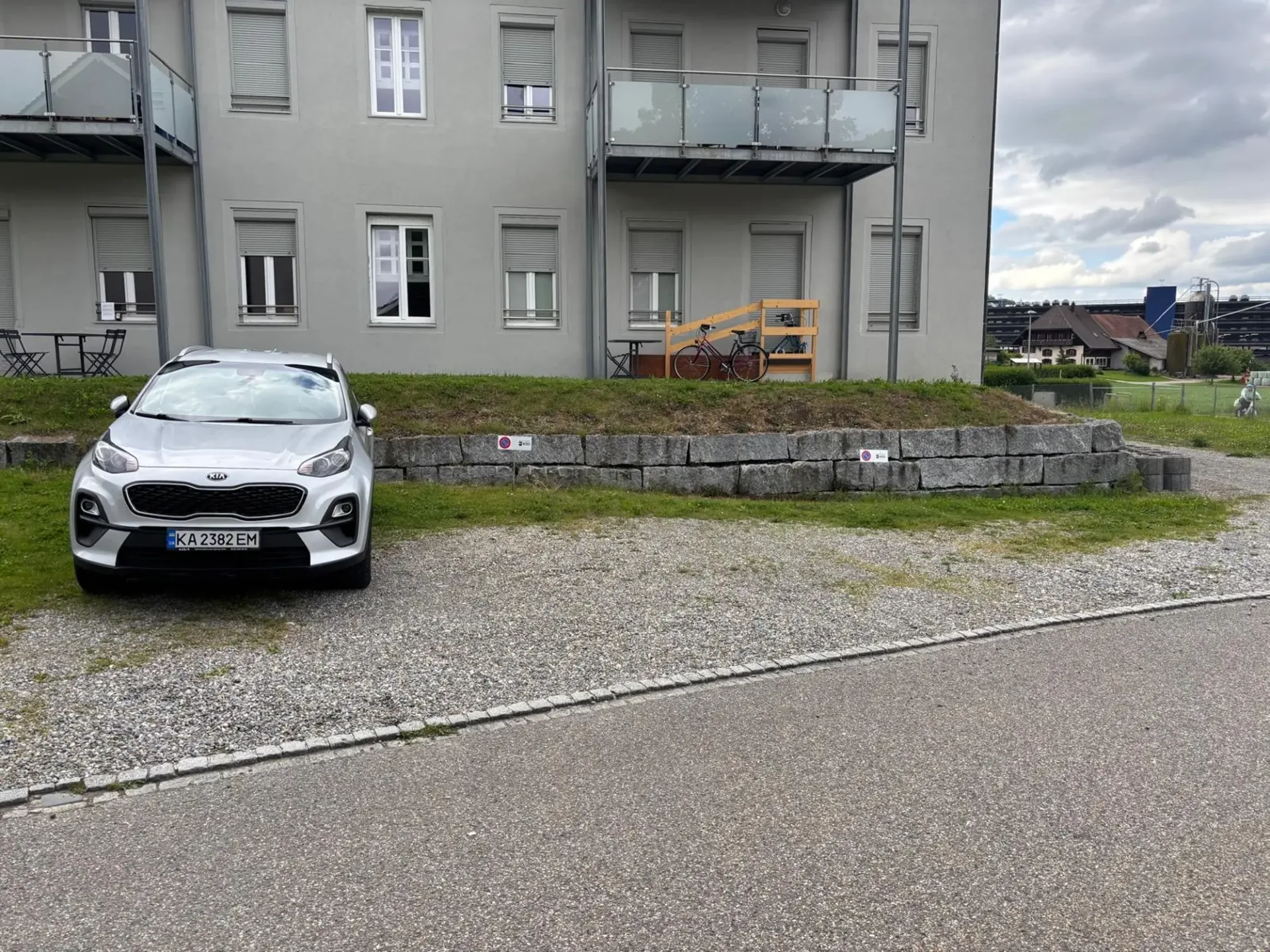 Convenient parking Your parking space is ready!