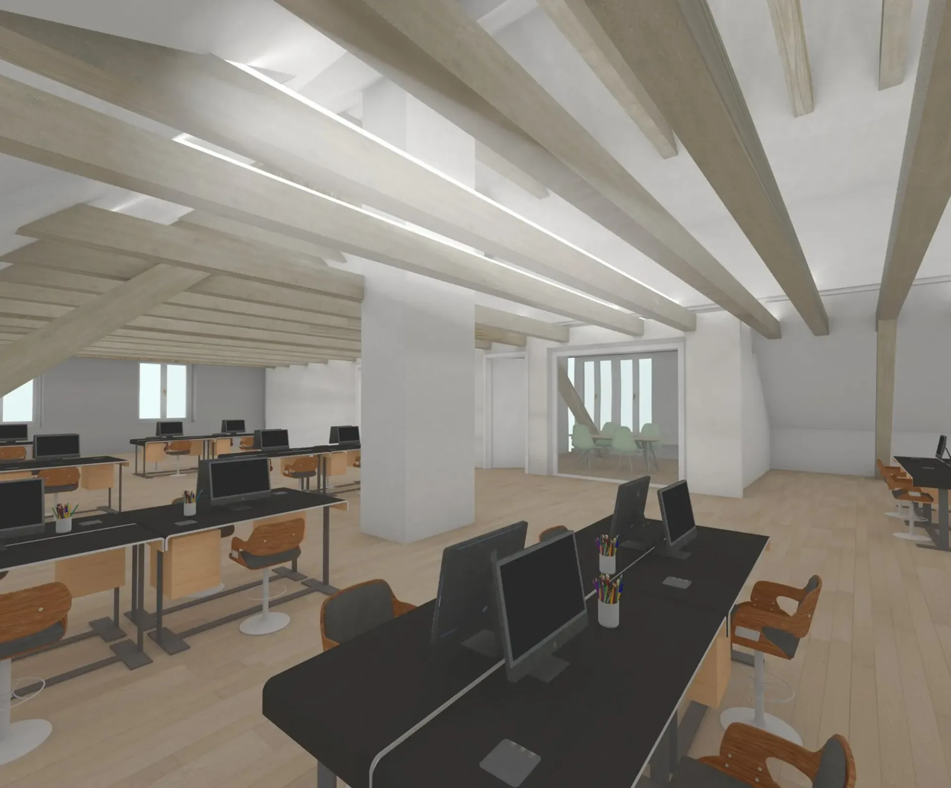 Zu vermieten – Neue Büros von 180 m² im Herzen von Cernier (NE) !