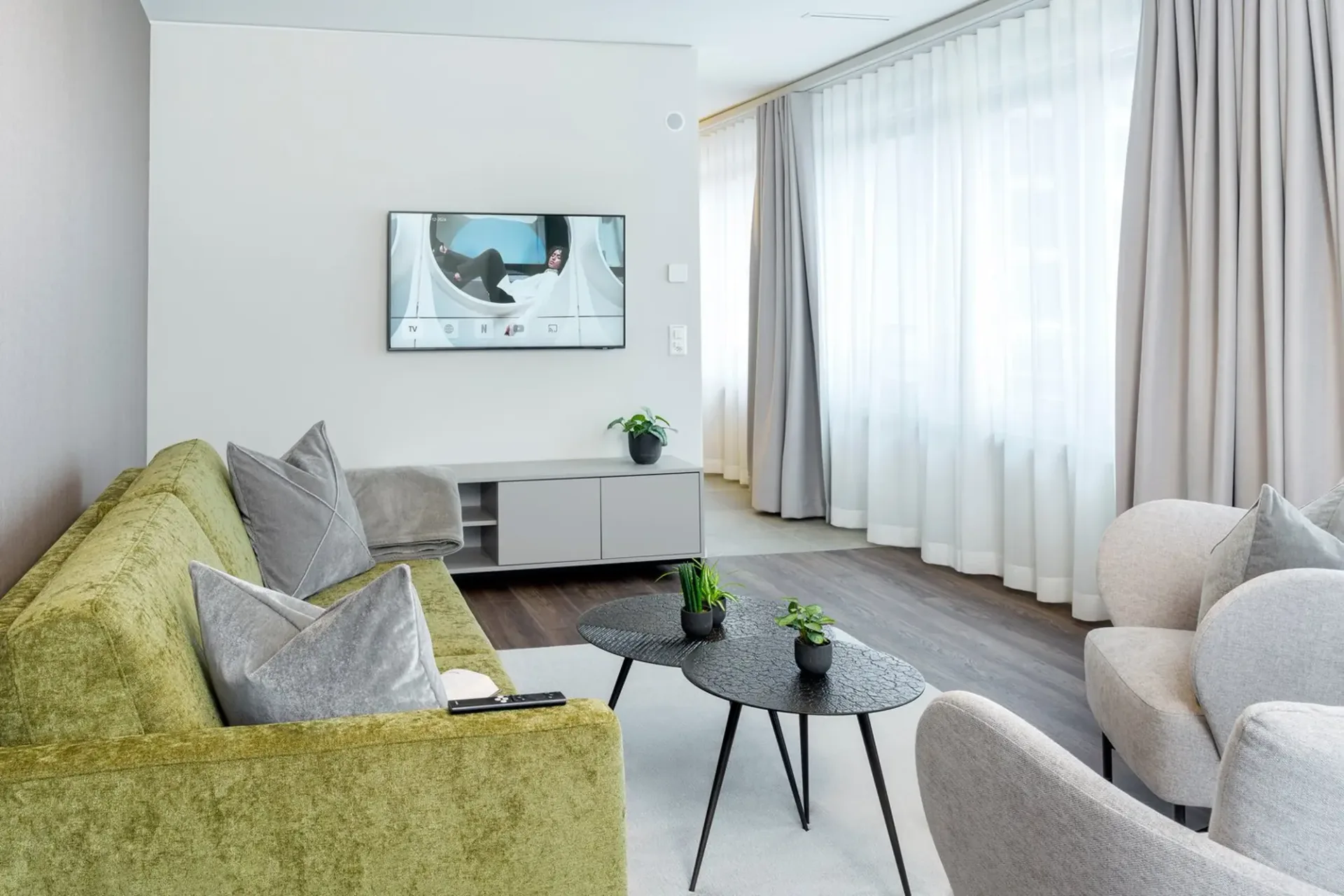 3-Zimmer Family Apartment möbliert in Cham (Zug), Papieri-Areal