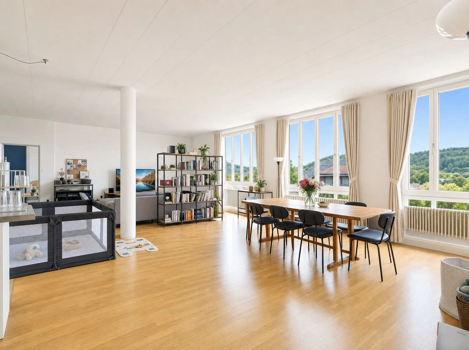 Vista panoramica, soffitti alti & cortile interno - La tua nuova dimora a Othmarsingen