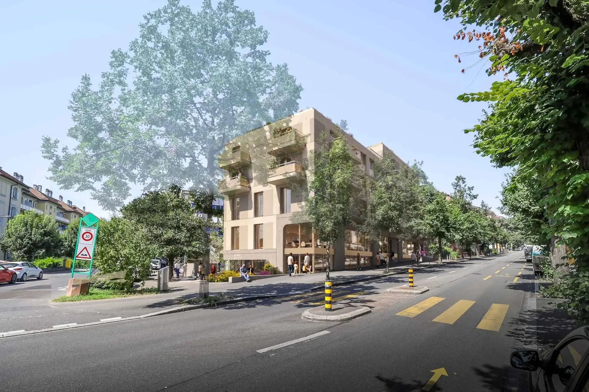Lausanne-Ouchy Flächen mit Terrasse, Sommer 2026