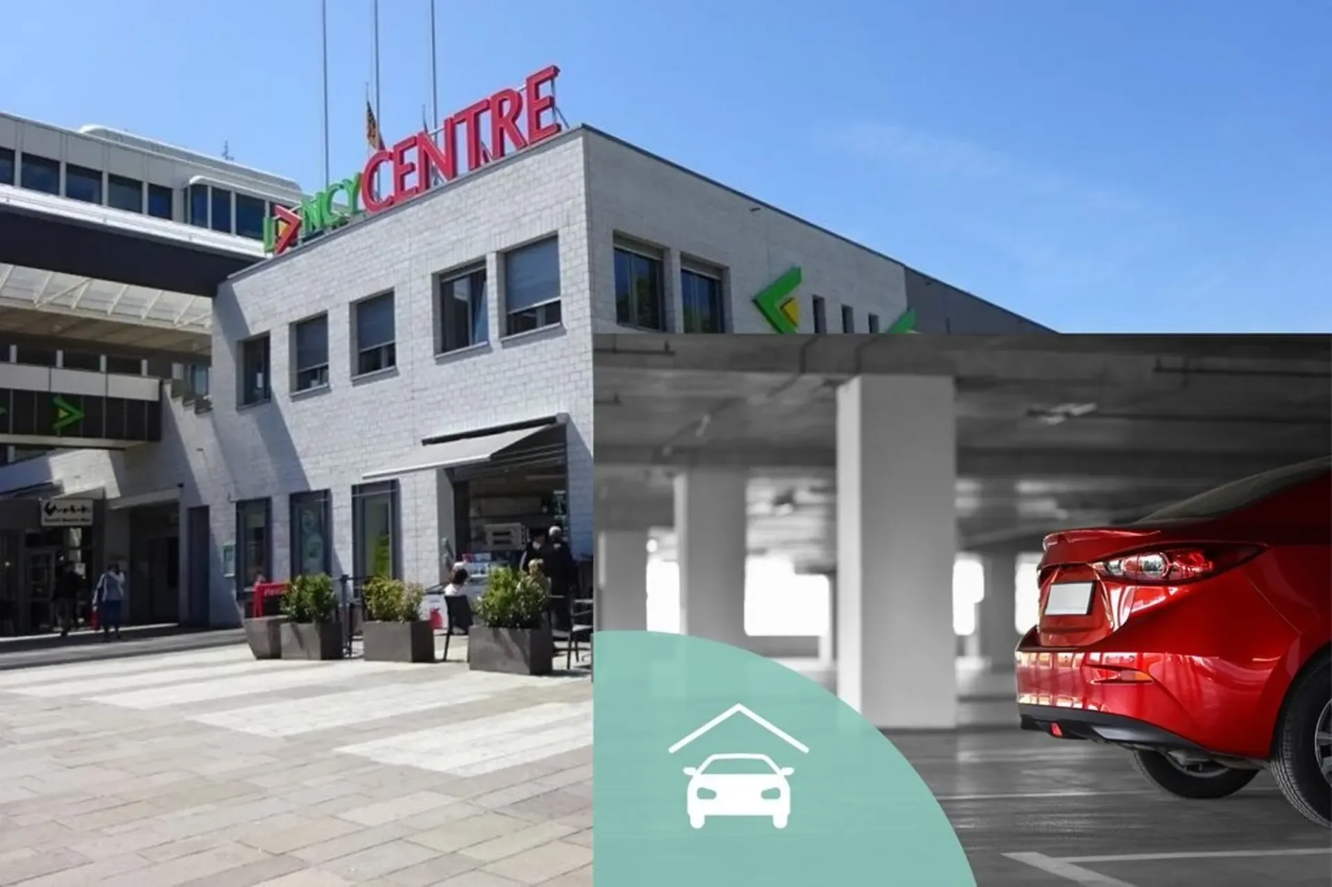 Lancy Zentrum! Unterirdischer Parkplatz