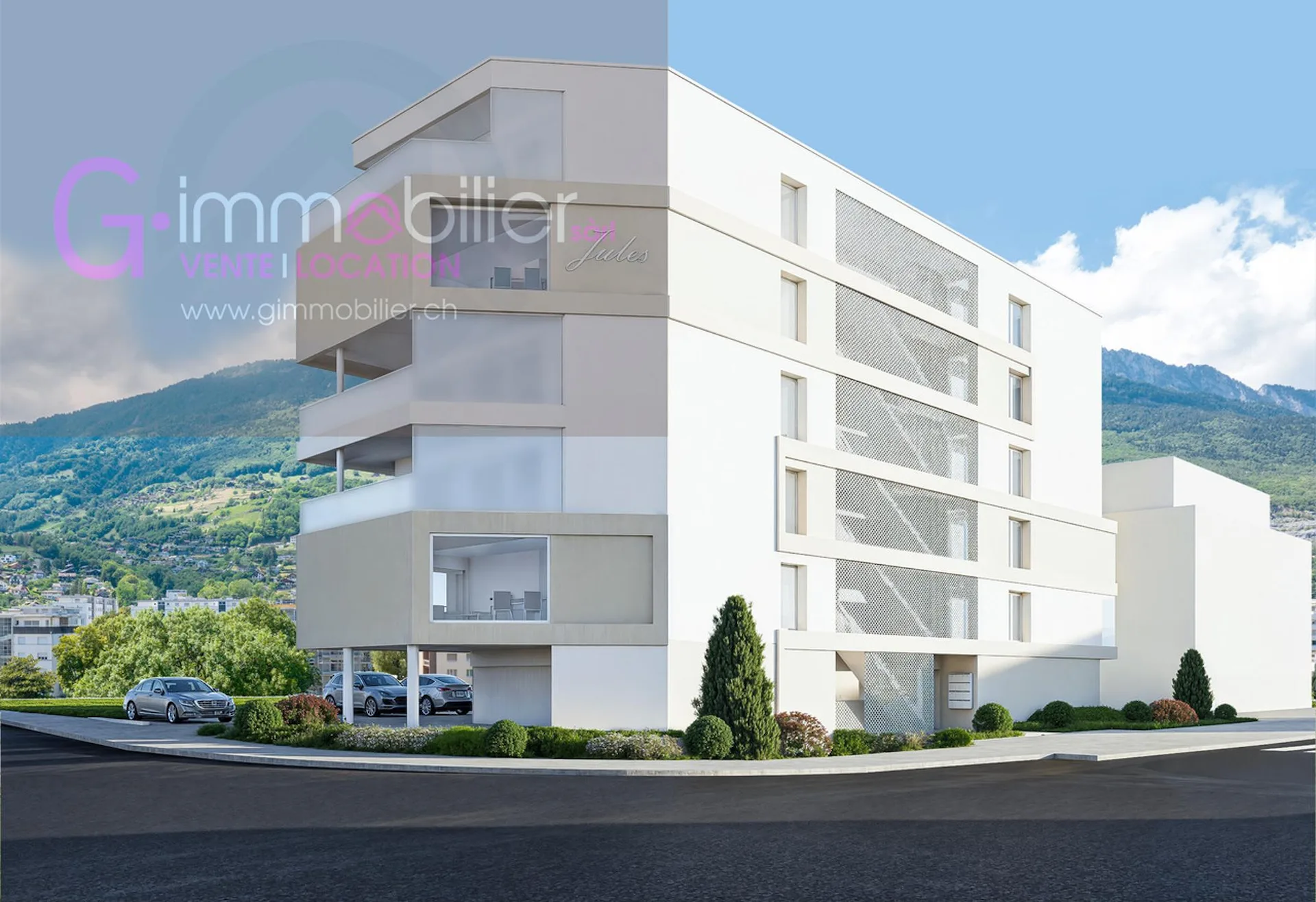 A vendre à Monthey, 3,5 pièces de 104m2 au 1 er étage