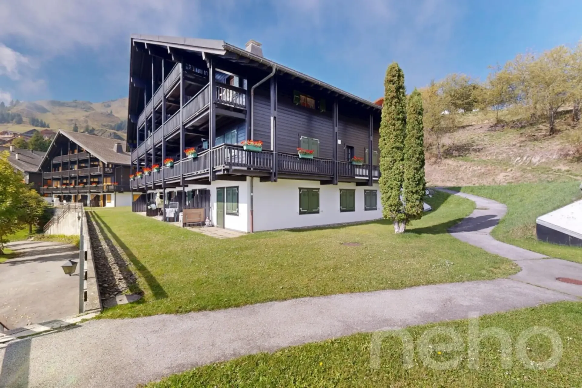 Appartement mit 3 Zimmern gegenüber den Dents du Midi - Champoussin