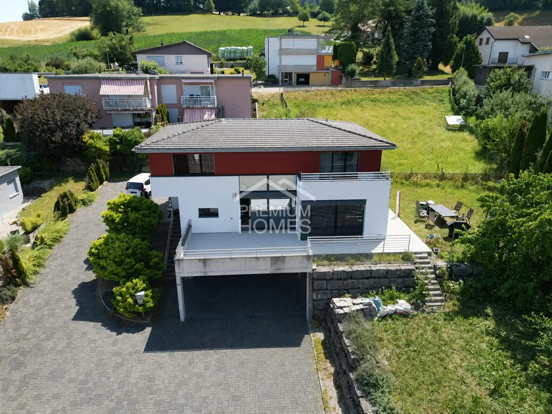 Architektur, große Räume und Panorama von Ausnahme