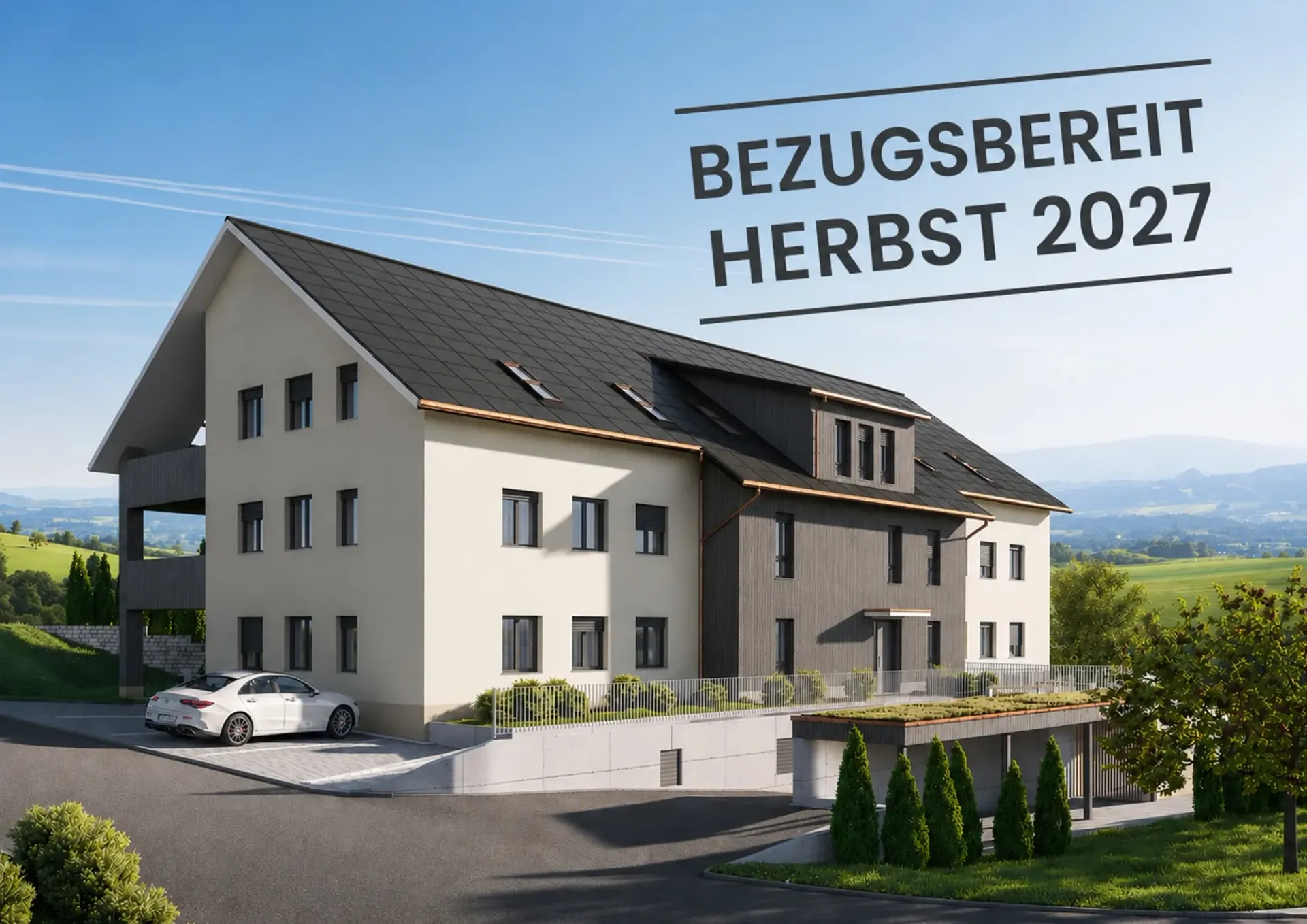 Moderne Eigentumswohnungen  Baustart erfolgt, Bezug im Herbst 2027