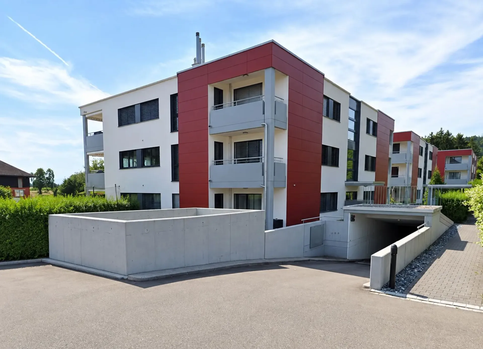 Appartement moderne 4½ pièces avec balcon ensoleillé et belle vue