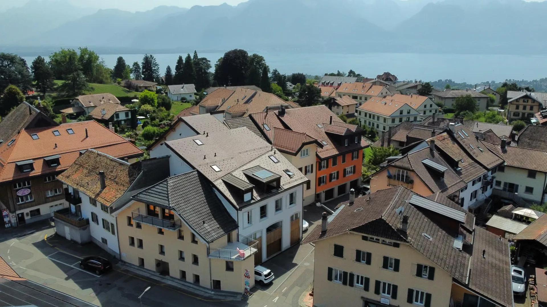 Appartement mit Loggia im Zentrum von Blonay!