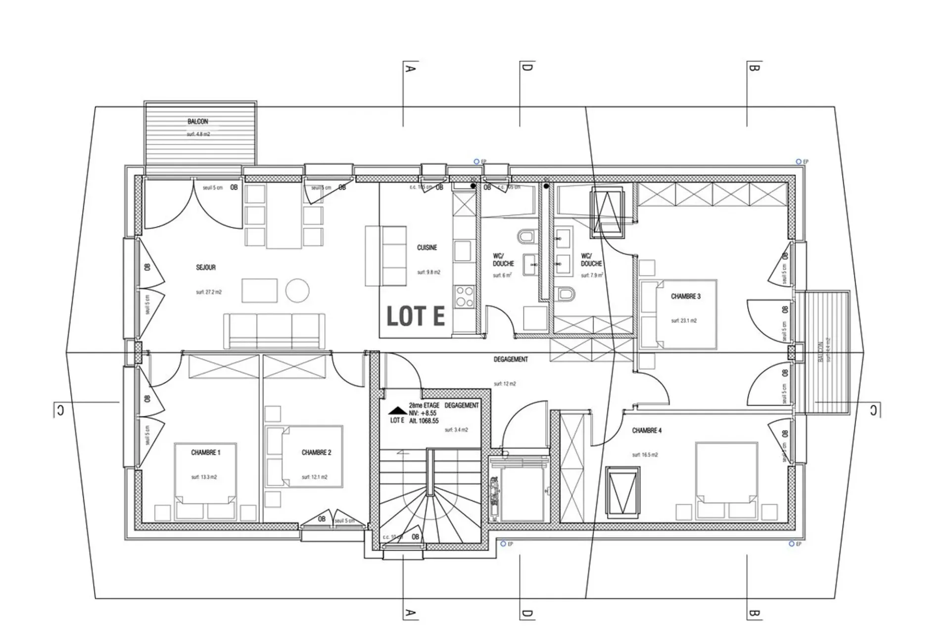 CHALET 1909 - LOT E - 5,5 Zimmer im Dachgeschoss