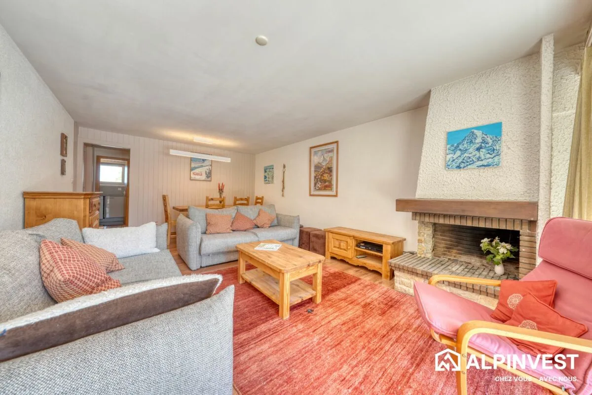 3,5-Zimmer-Wohnung mit Durchgangsbalkon - Les Dents-Rousses, Siviez