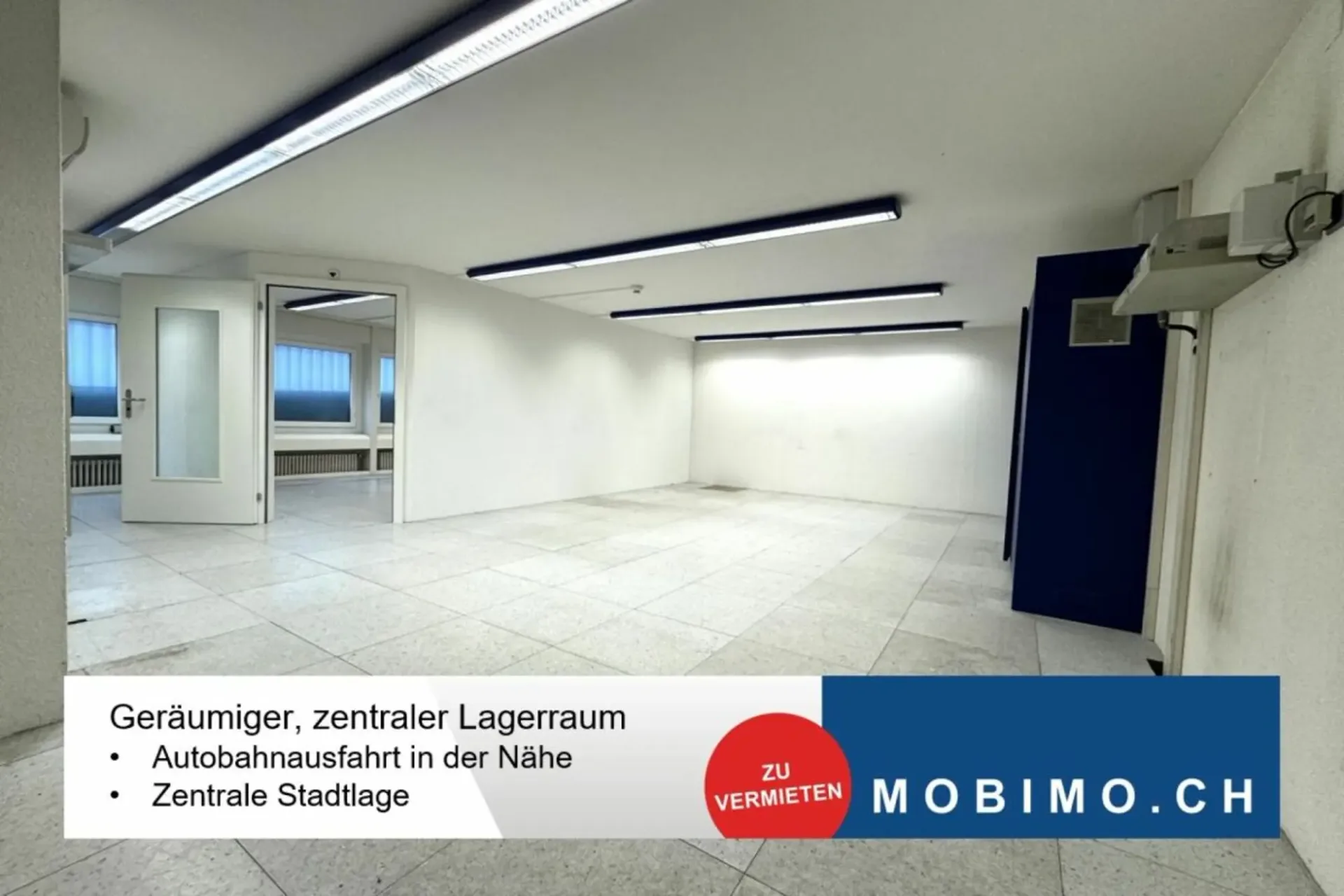 Multifunktionaler Raum mit Tageslicht