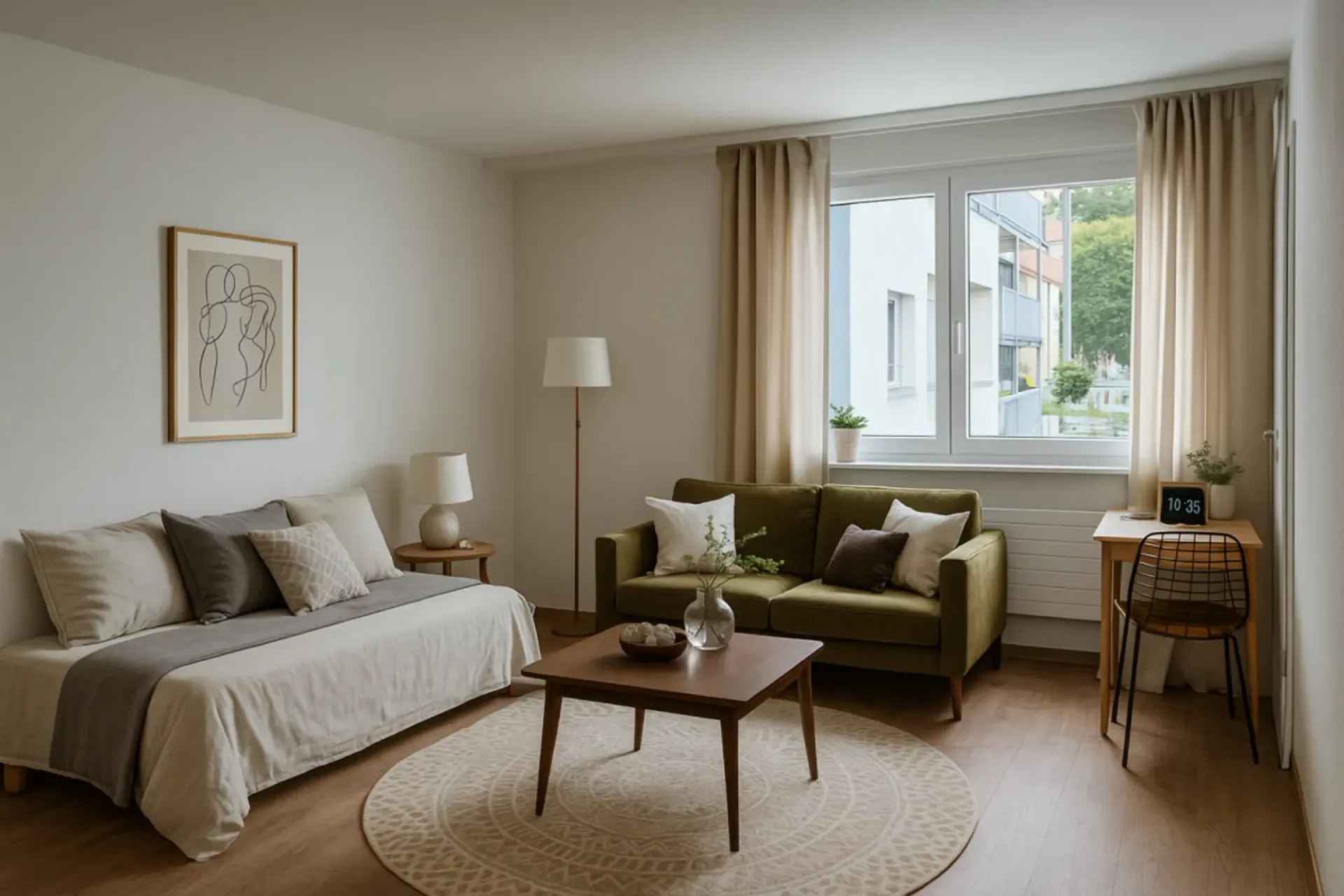 Studio renoviert - Verfügbar sofort, ideal für eine erste Wohnung!