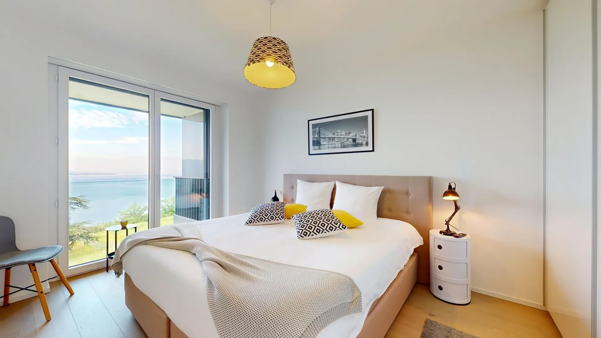 Appartement im Herzen von Lavaux mit Panoramablick auf den See