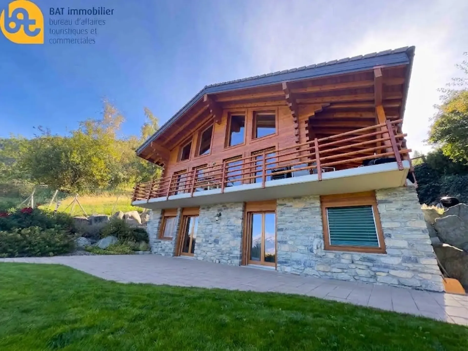 SAISON WINTER - Gemütliches Chalet in Grône – Unvergleichlicher Blick auf die Berge
