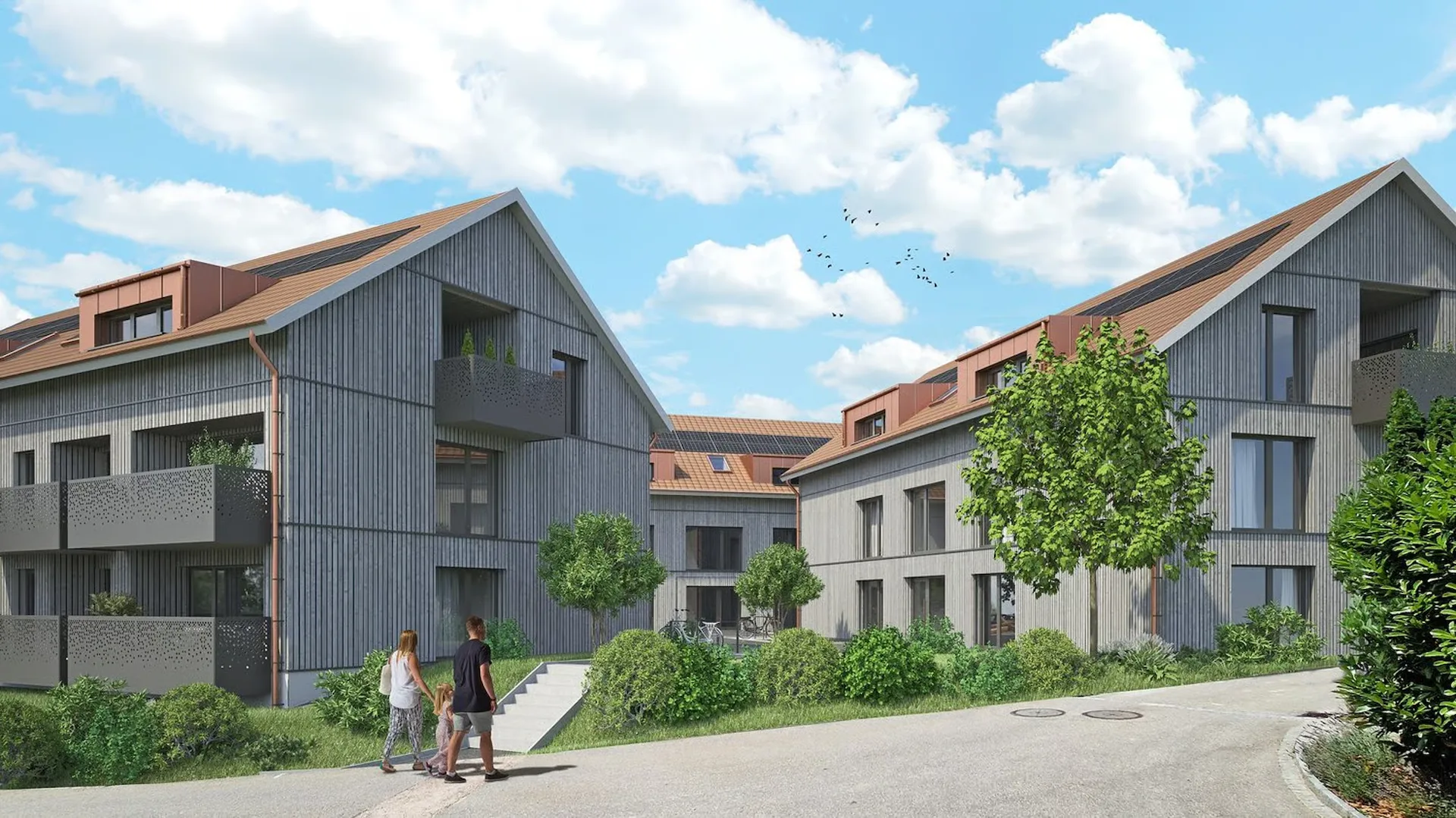 Diverse Neubau 3½-Zimmer-Dachwohnungen in Stüsslingen