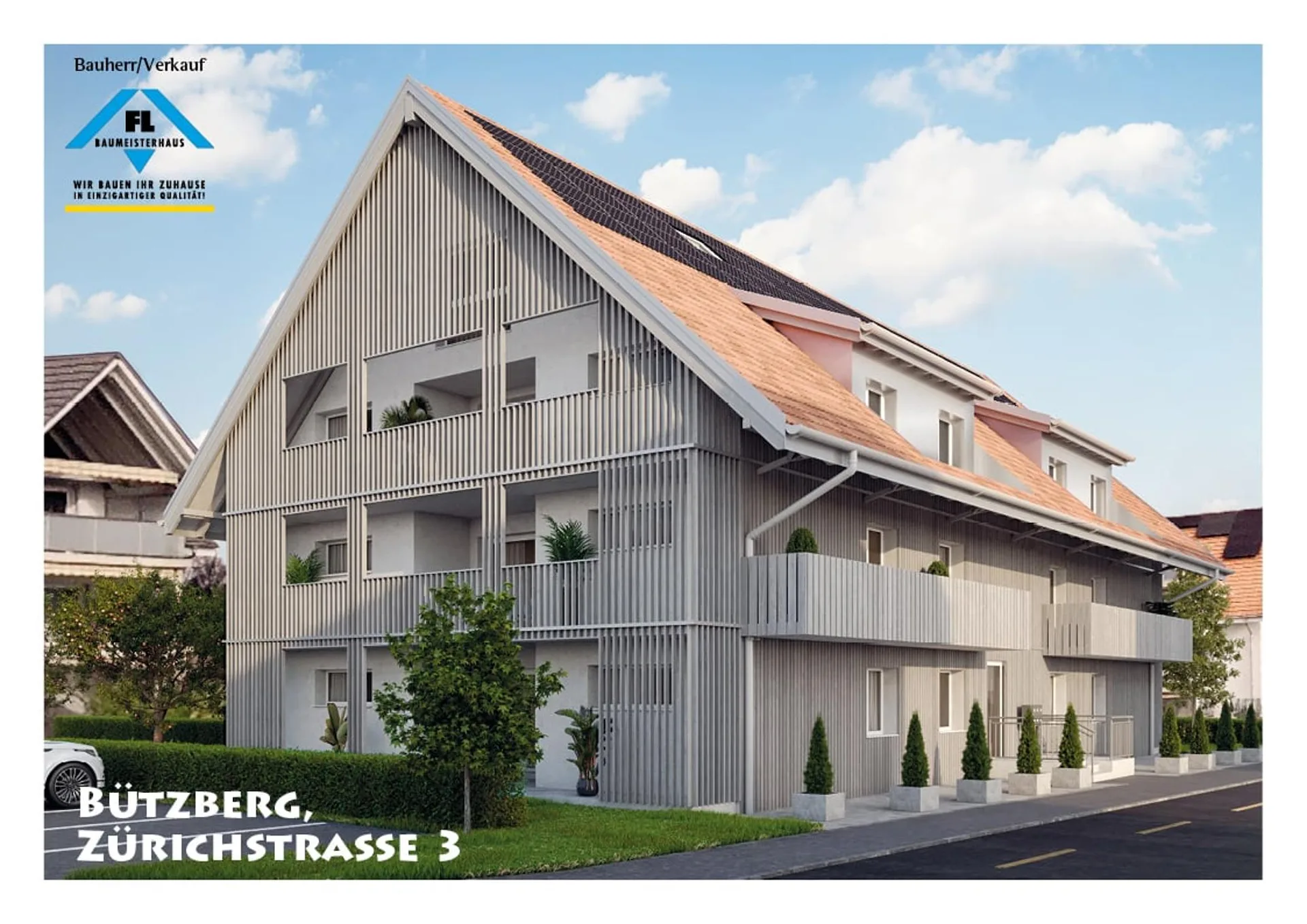 Neubau 4.5-Zimmer-Eigentumswohnung mit zwei Balkonen