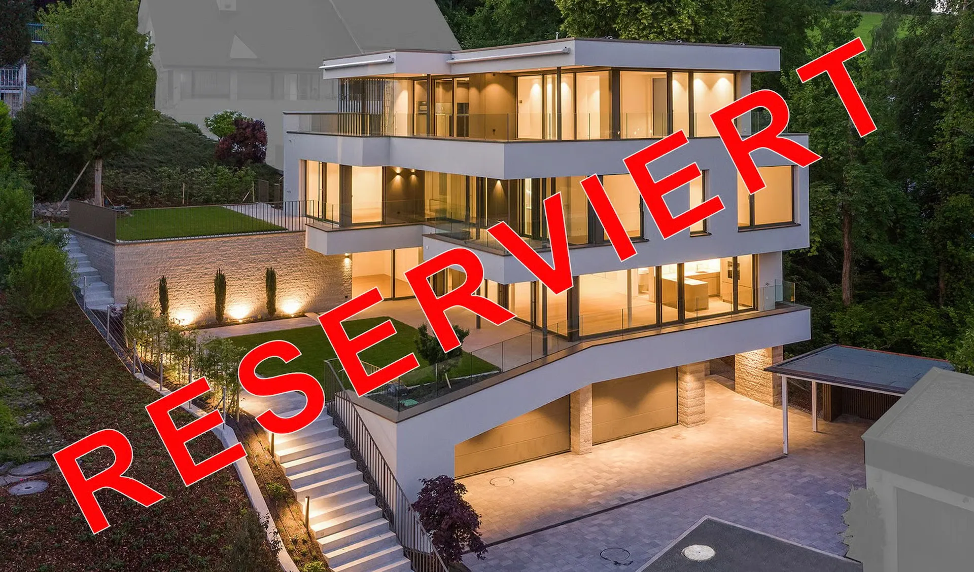 RESERVIERT: VILLA PANORAMA - Exklusive Neubau-Villa mit unverbaubarer See- und Bergsicht in Baar