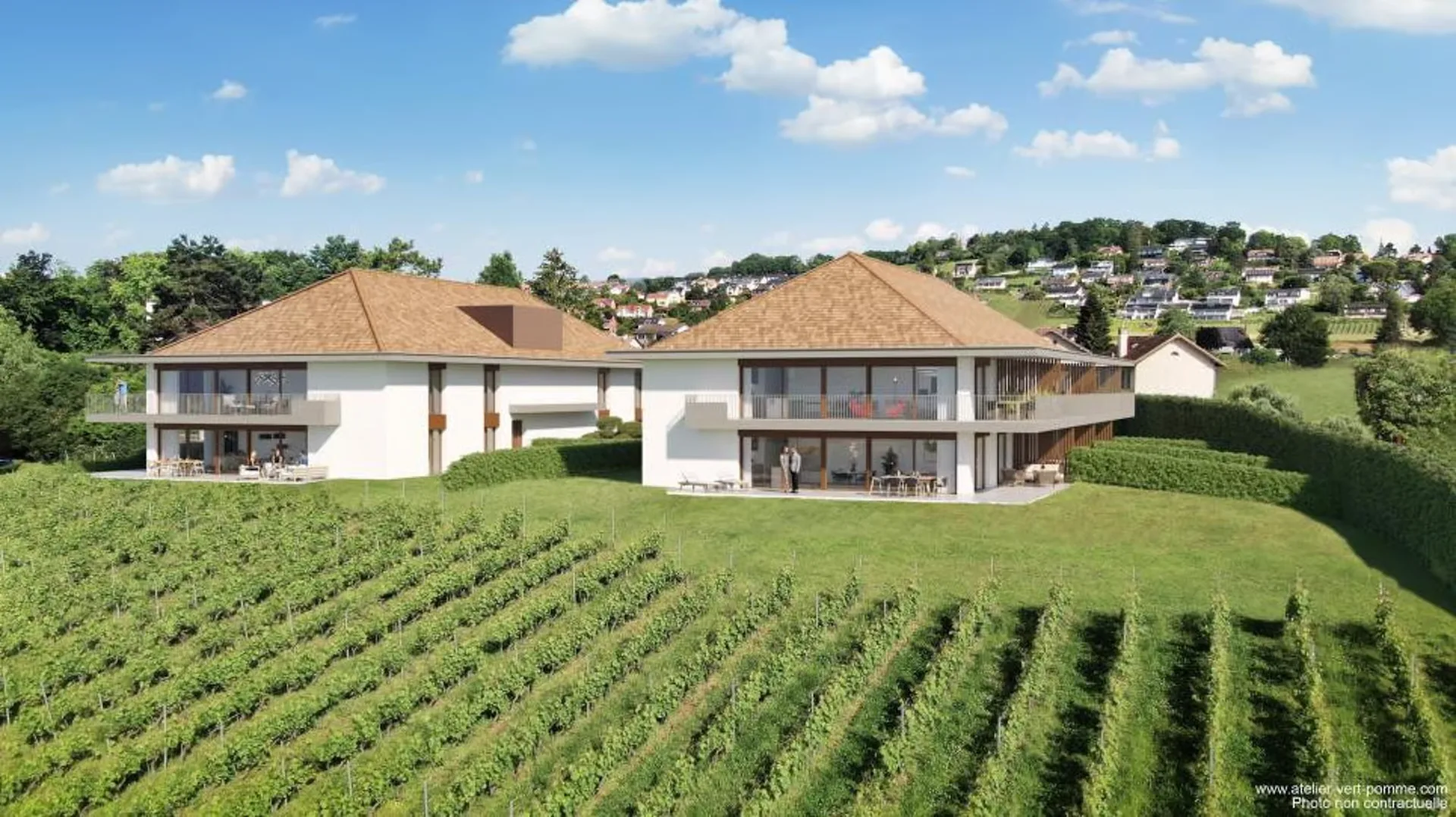 Letztes neues Apartment in Yens
