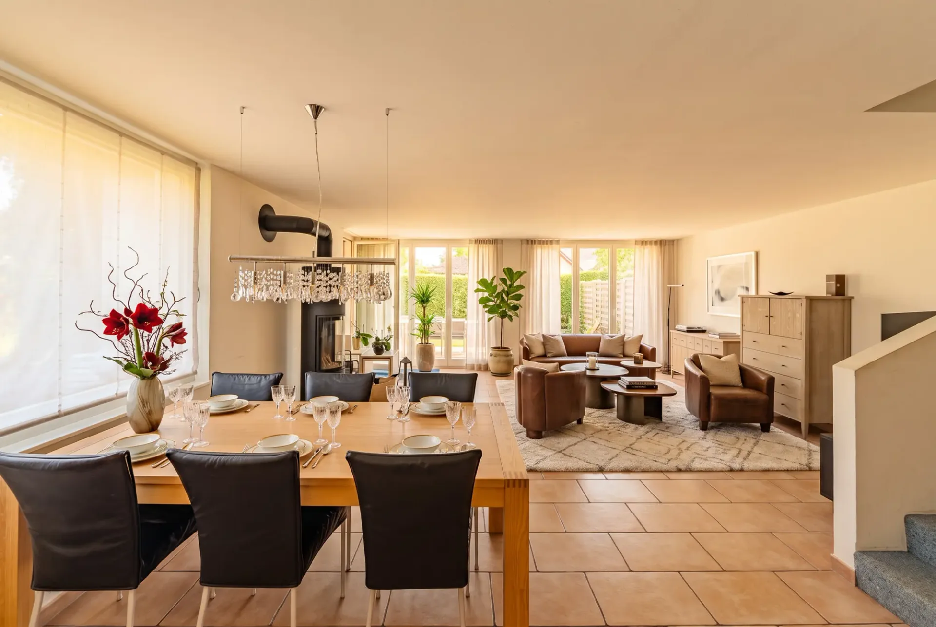 Centrally located single-family house with idyllic garden oasis