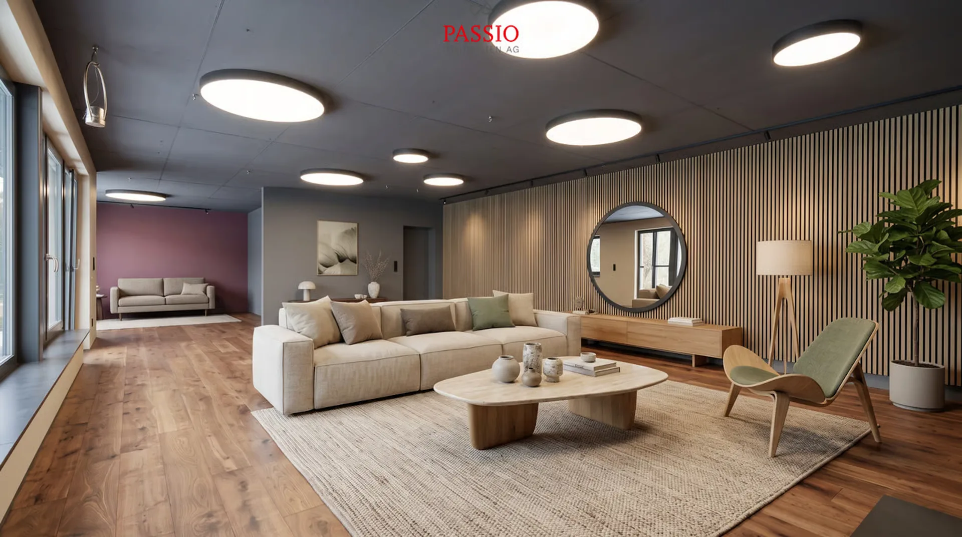 Neuwertige 3.5-Zimmer-Loftwohnung mit 74 m² Terrasse am Aare-Ufer